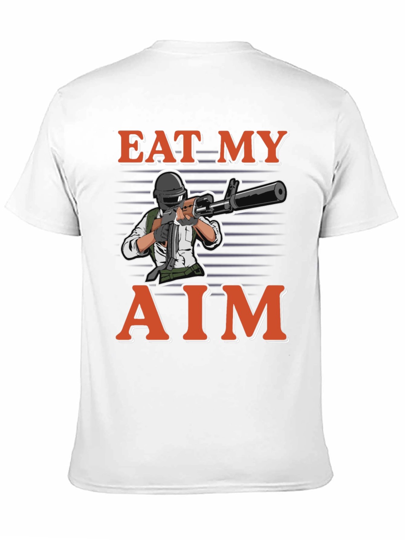 Eat My Aim Gaming T-Shirt - Black Cotton Tee