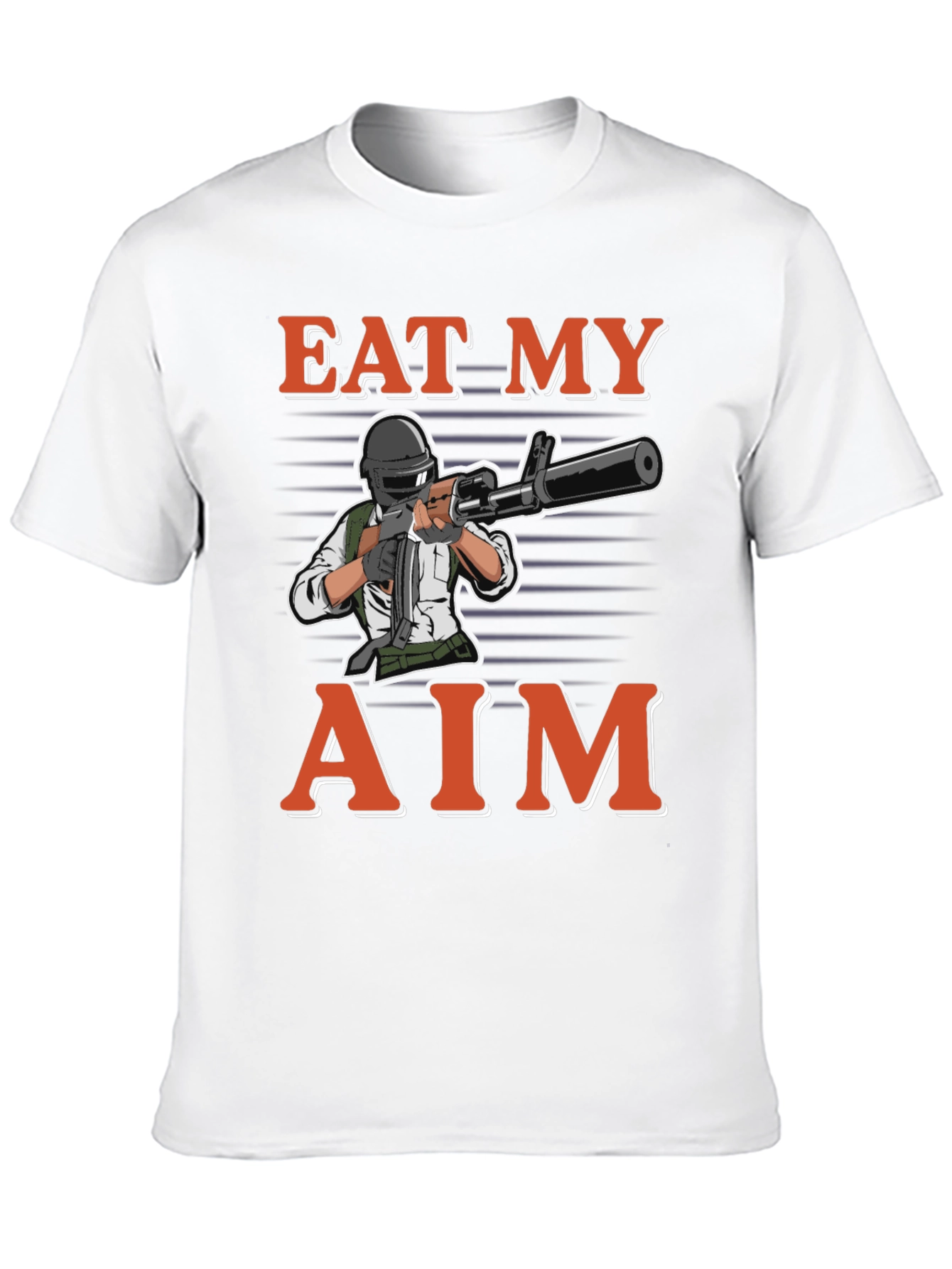 Eat My Aim Gaming T-Shirt - Black Cotton Tee