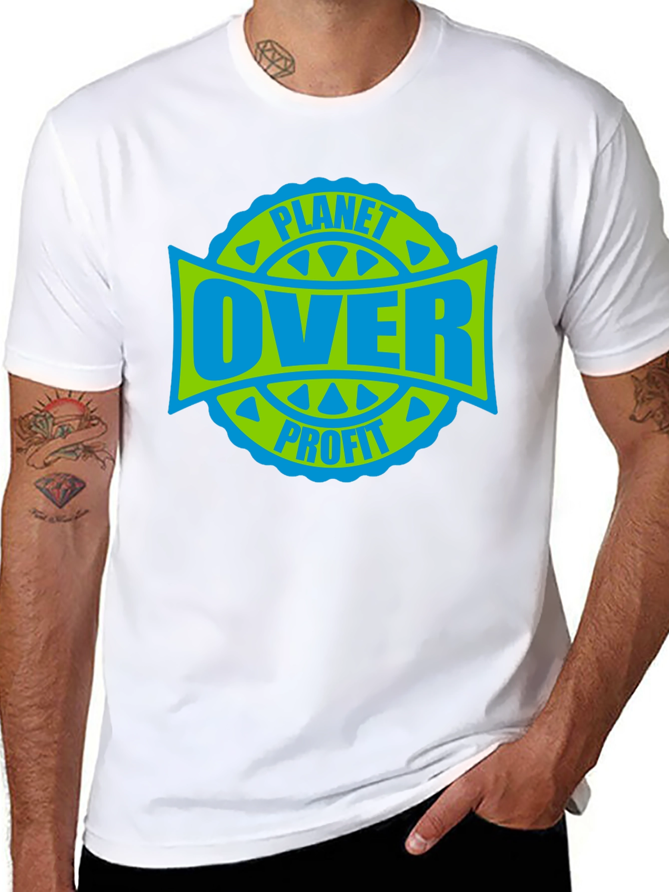 Planet Over Profit Graphic T-Shirt