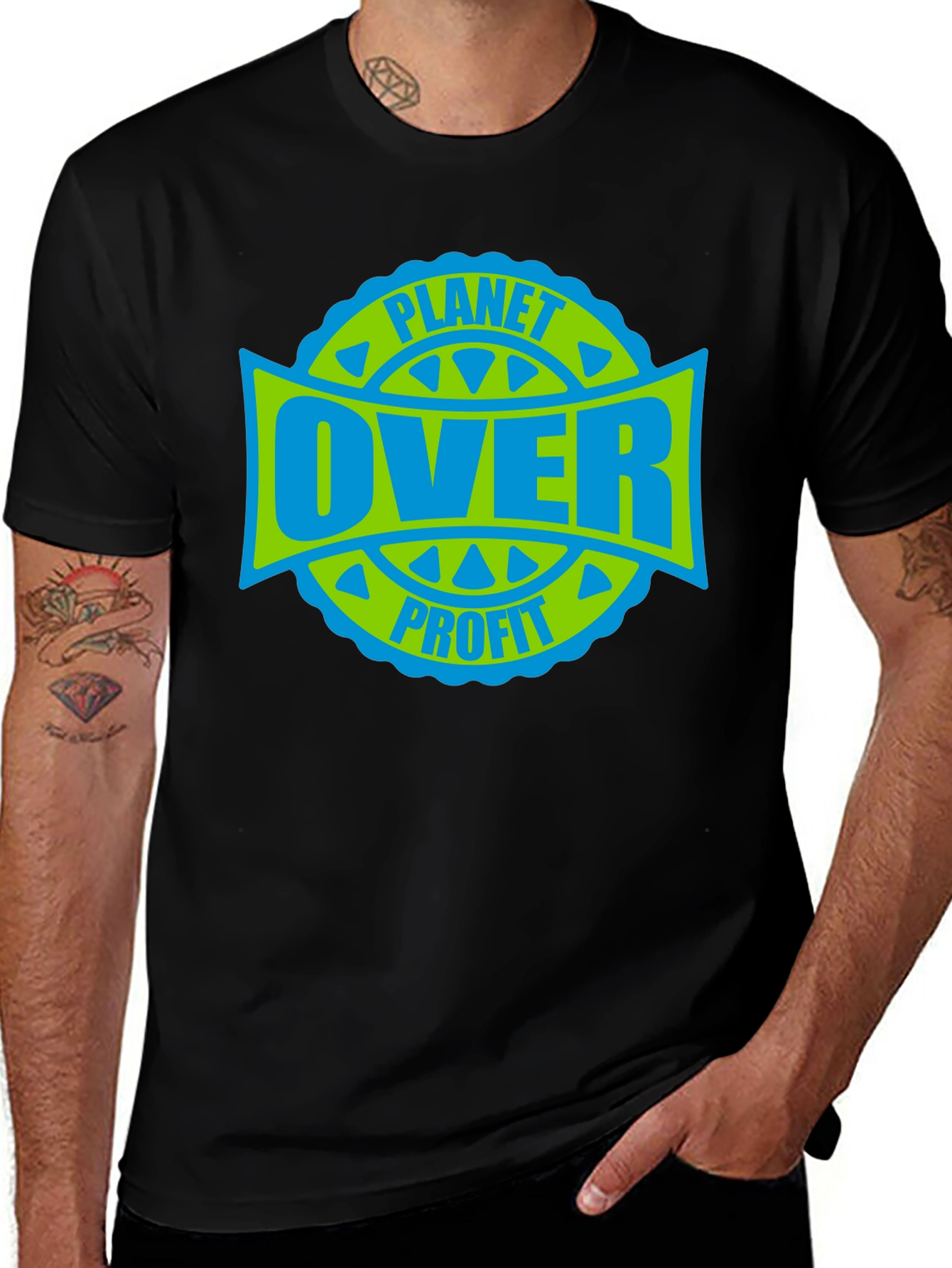 Planet Over Profit Graphic T-Shirt