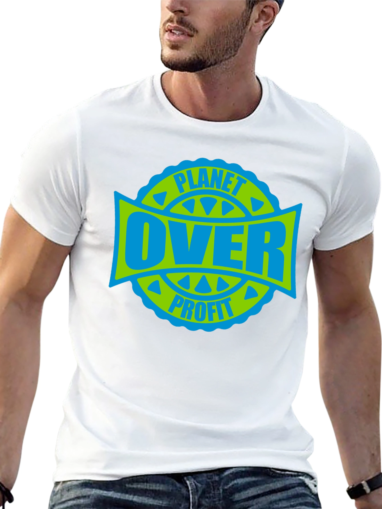 Planet Over Profit Graphic T-Shirt