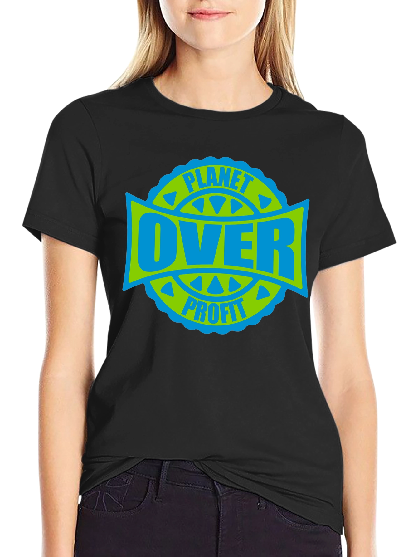 Planet Over Profit Graphic T-Shirt