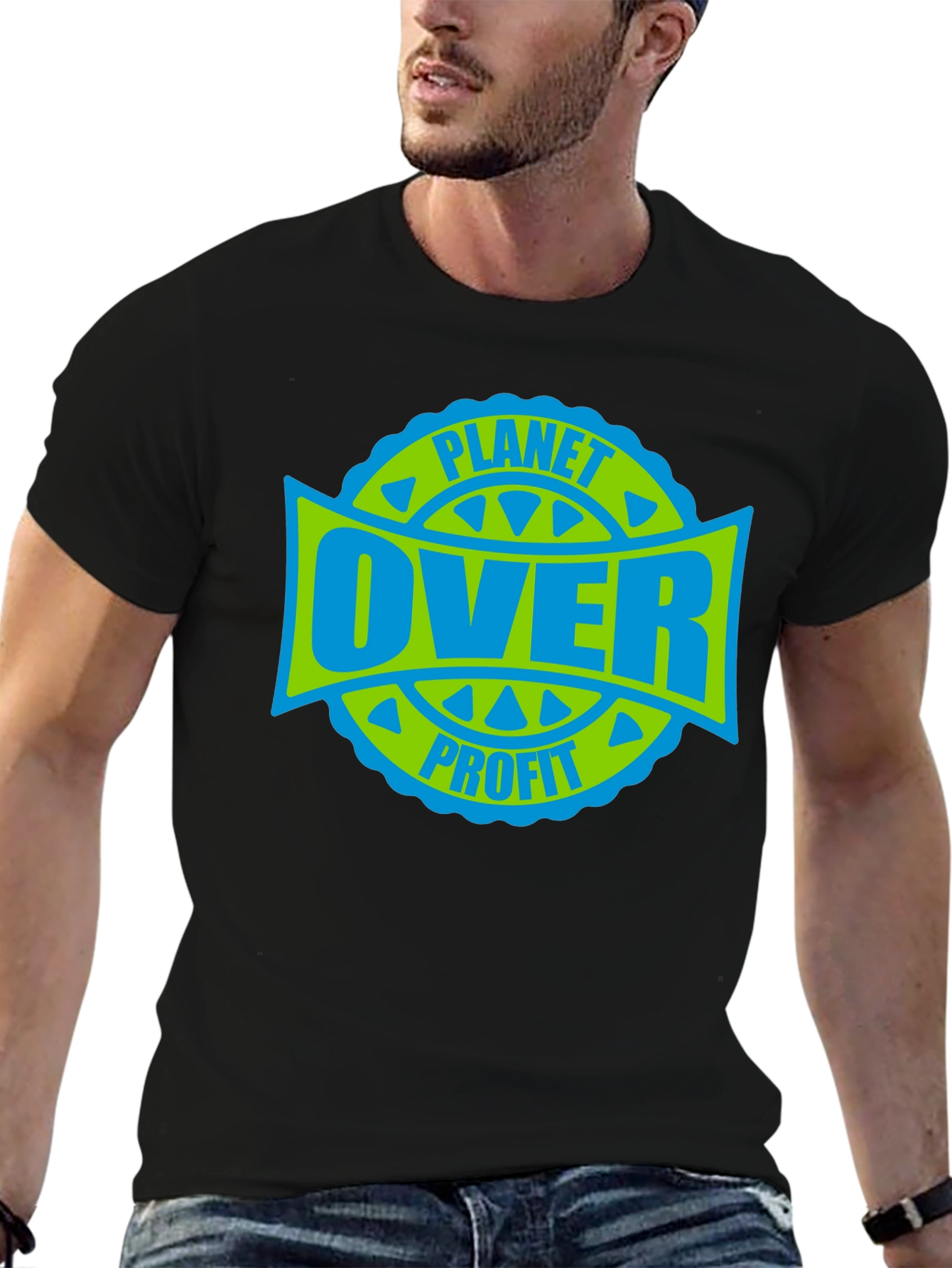 Planet Over Profit Graphic T-Shirt