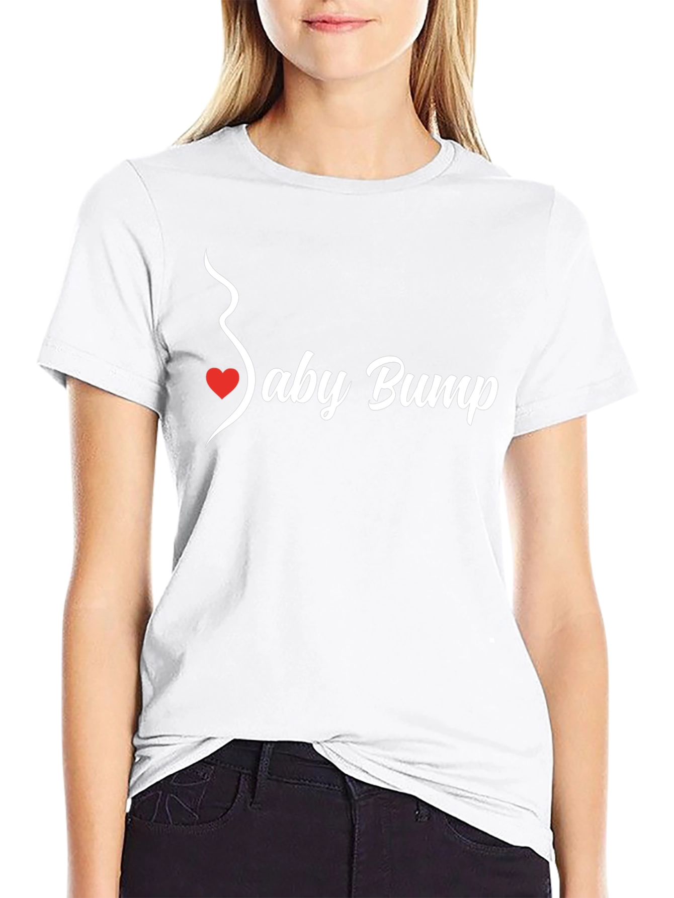 Baby Bump T-Shirt - Pregnancy Announcement Tee