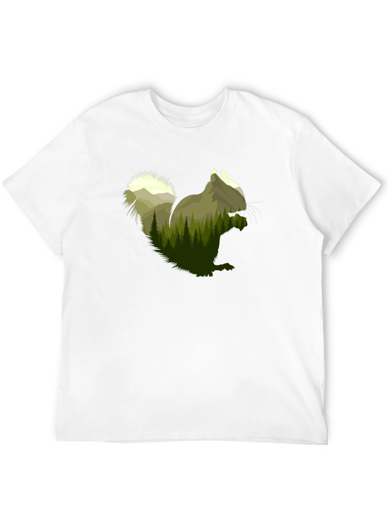 Squirrel Forest Graphic Tee - Nature Lovers Apparel