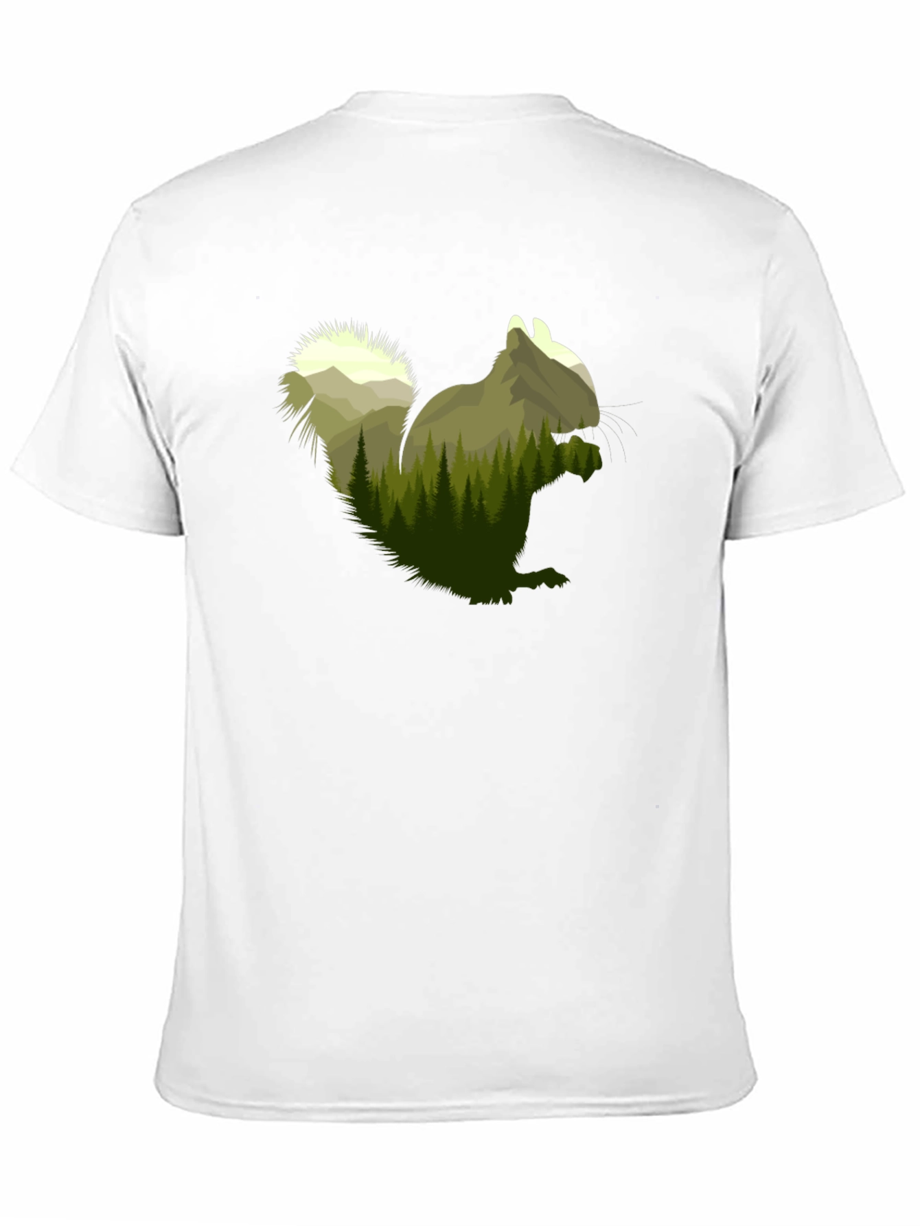 Squirrel Forest Graphic Tee - Nature Lovers Apparel