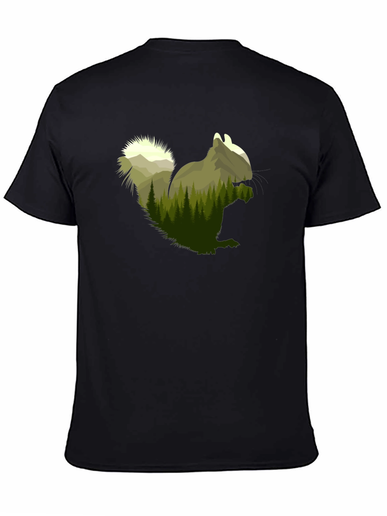 Squirrel Forest Graphic Tee - Nature Lovers Apparel