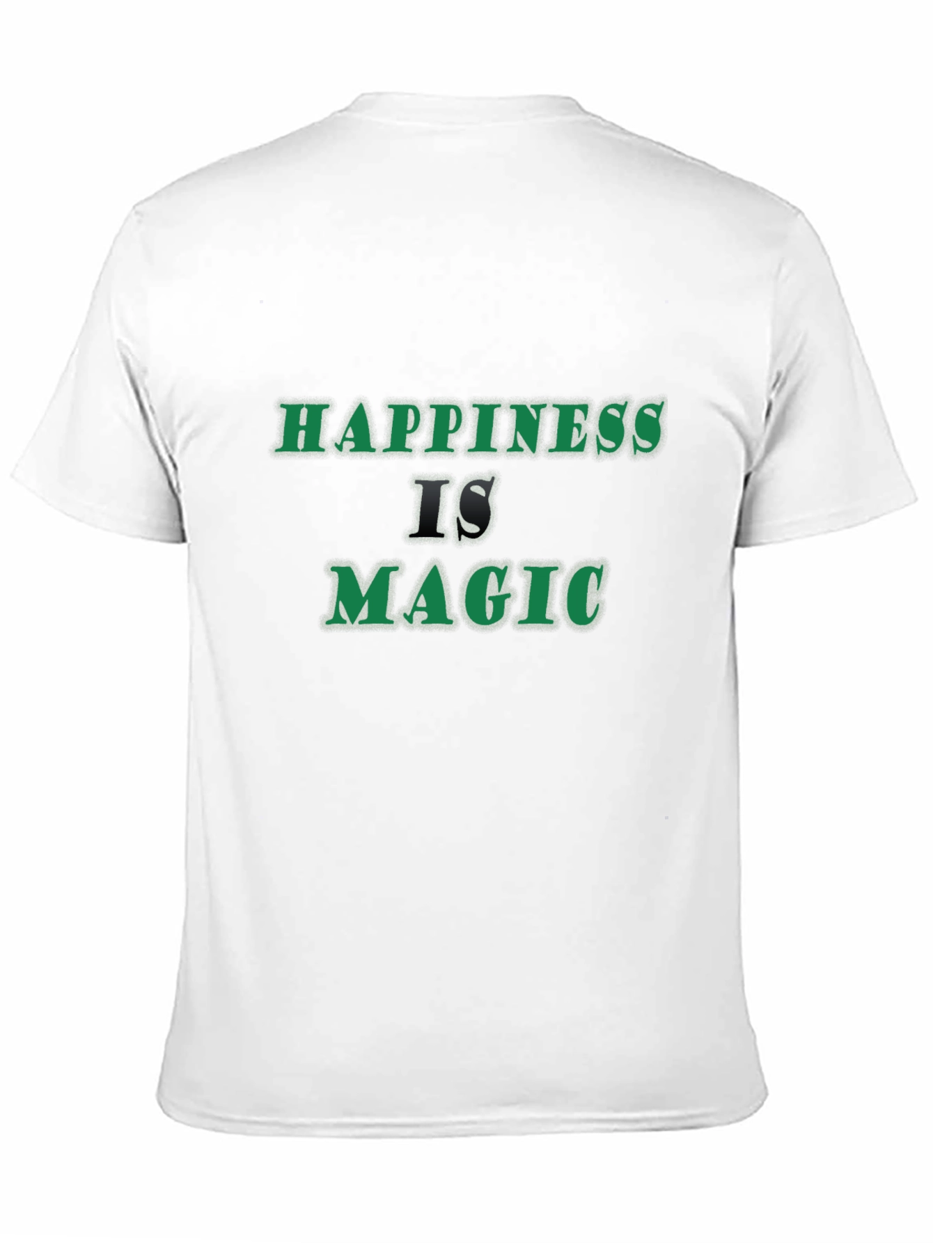 Happiness is Magic Black T-Shirt