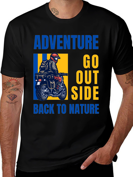 Adventure Awaits T-Shirt - Go Out Side & Back to Nature