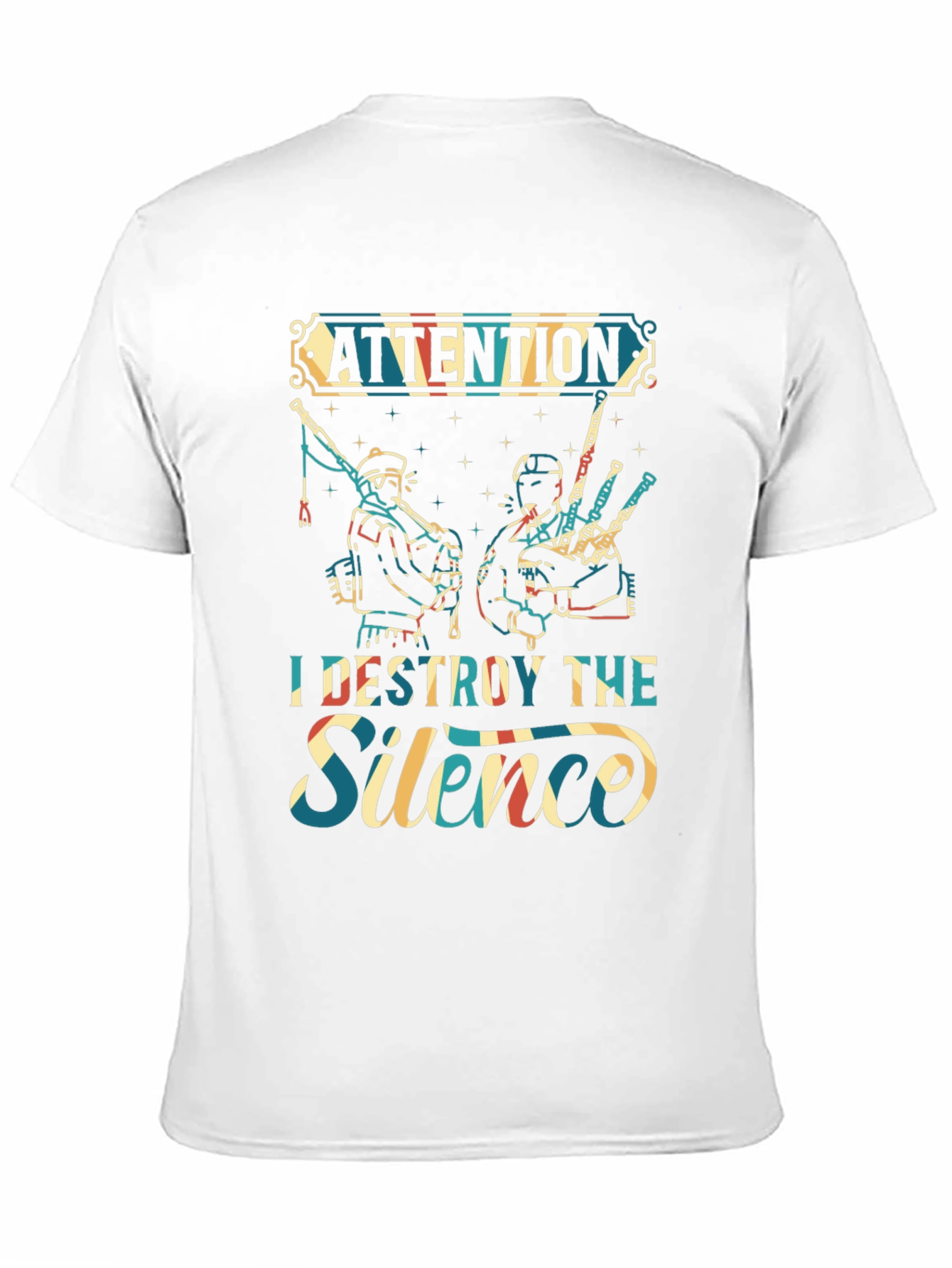 Attention I Destroy The Silence T-Shirt