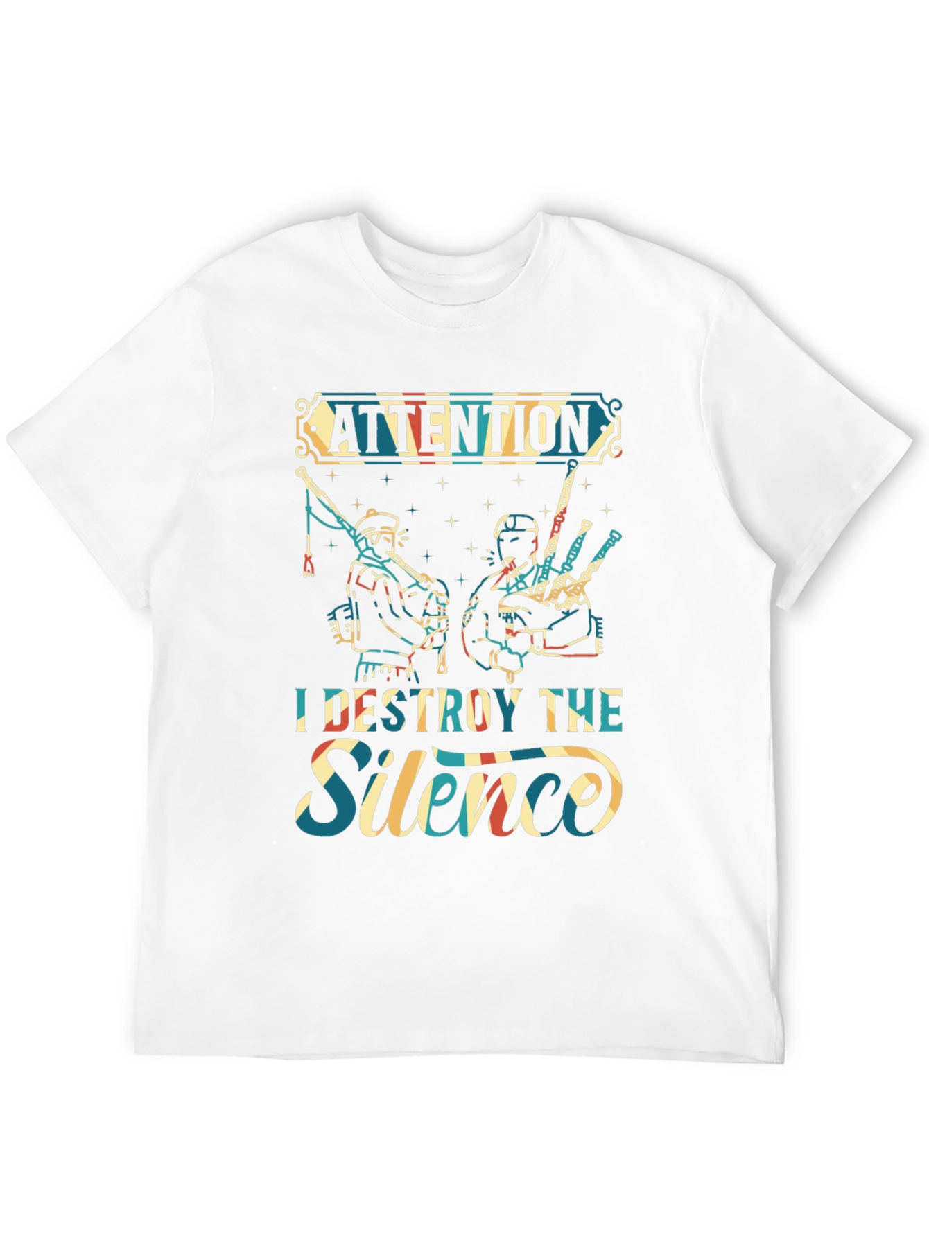 Attention I Destroy The Silence T-Shirt
