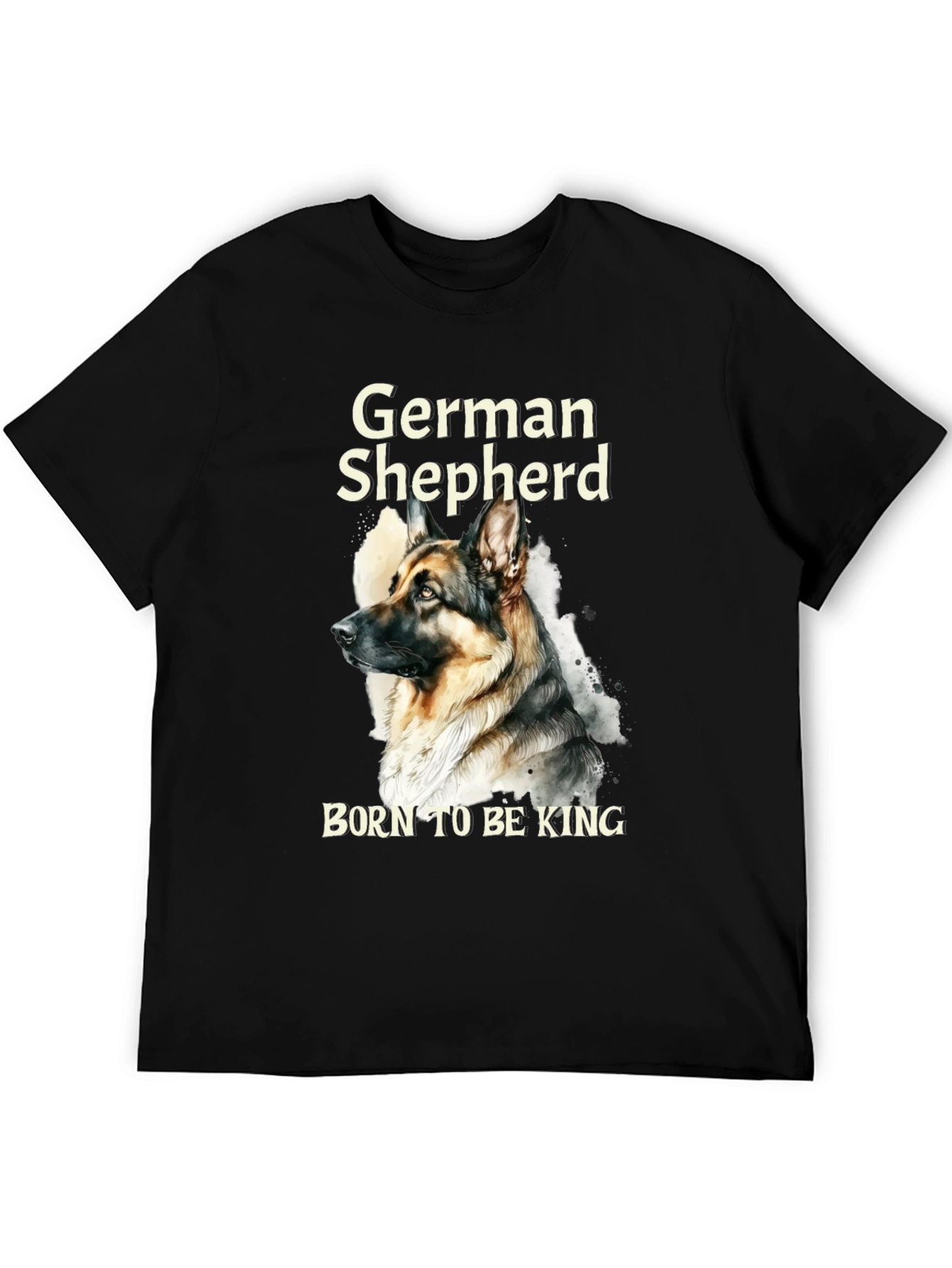 German Shepherd Born To Be King T-Shirt