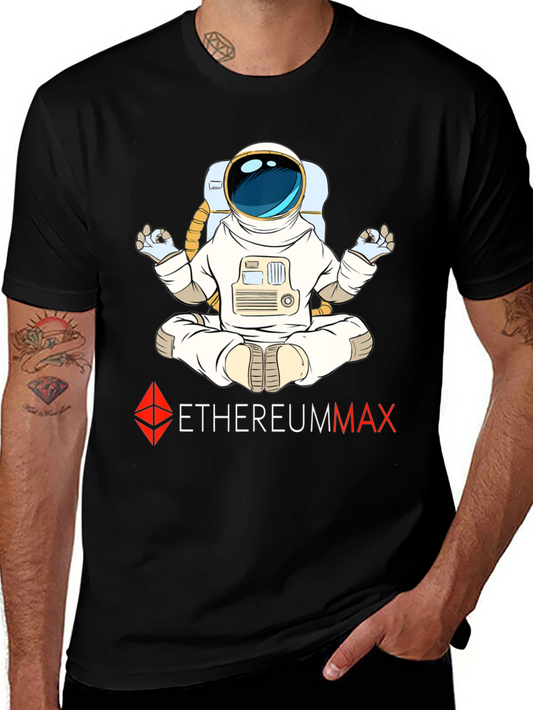 EthereumMax Astronaut T-Shirt - Crypto Style