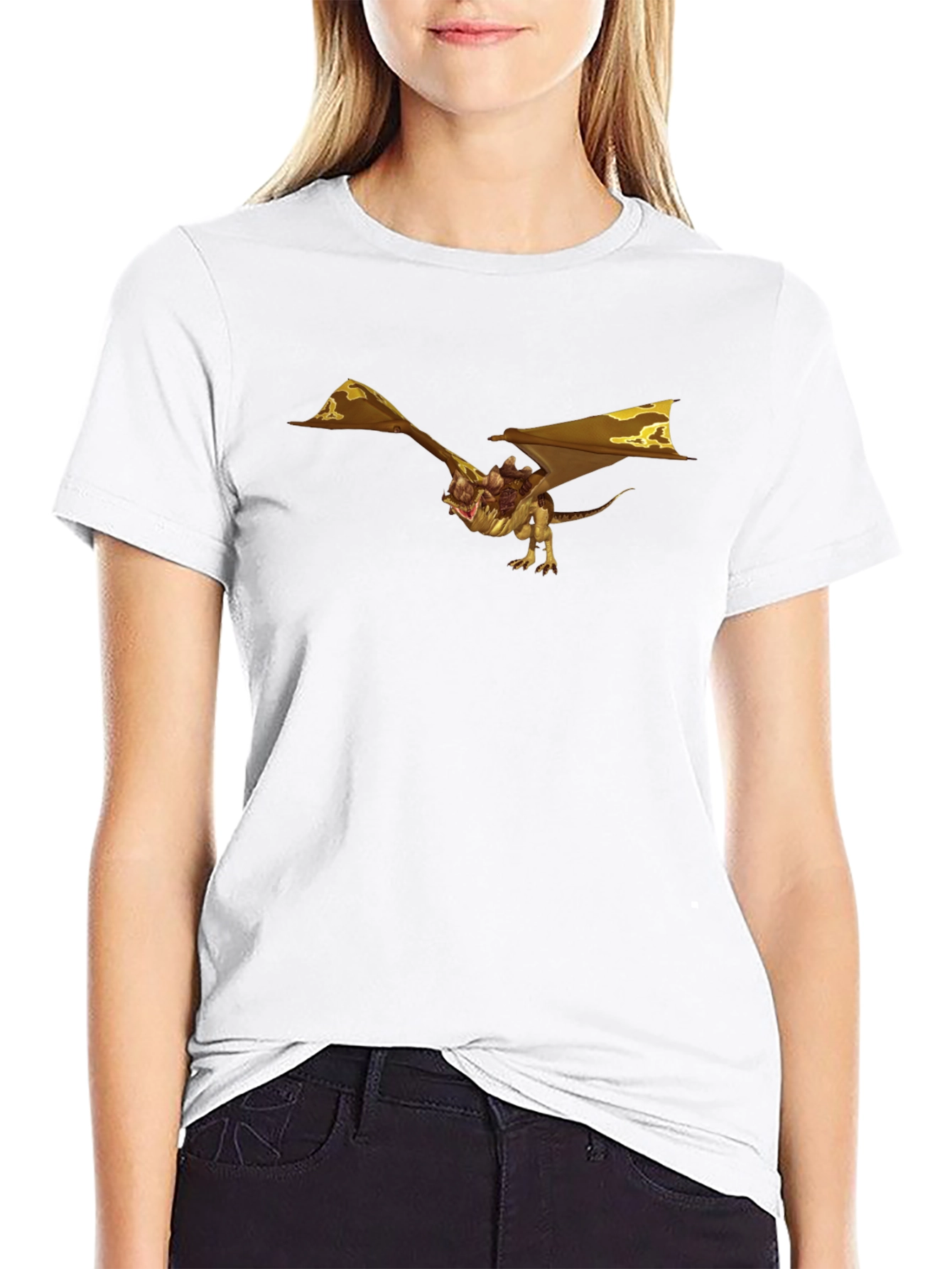 Dragon Rider Graphic Black T-Shirt
