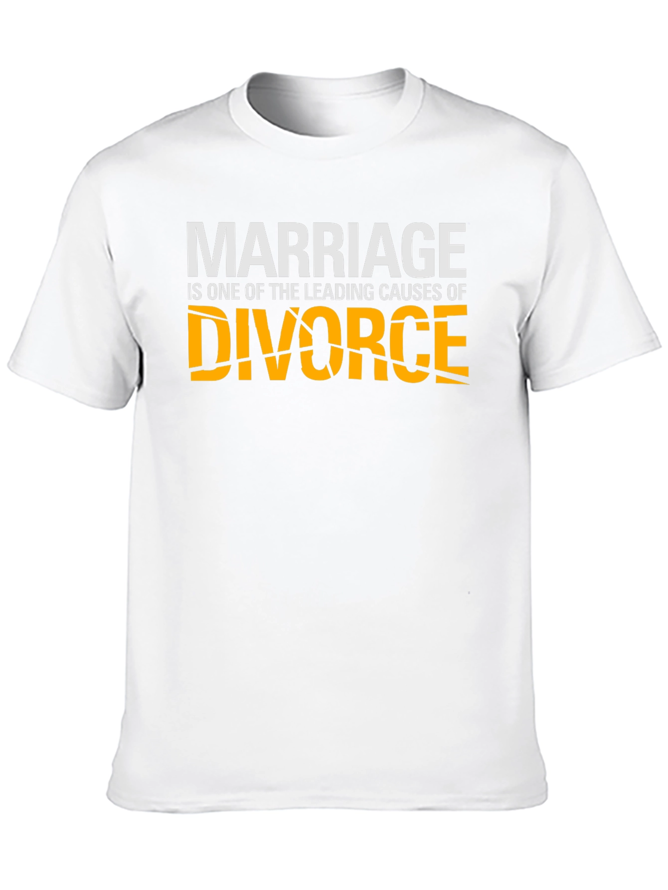 Marriage Divorce Graphic T-Shirt - Black