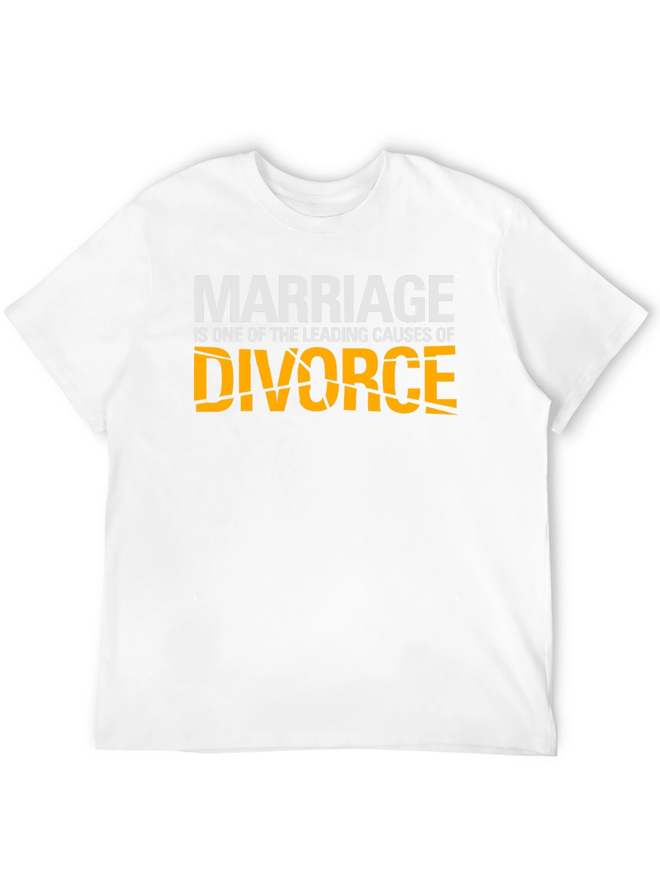 Marriage Divorce Graphic T-Shirt - Black