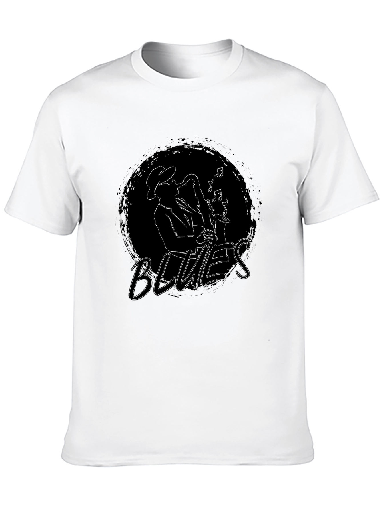 Blues Music Saxophone Graphic T-Shirt