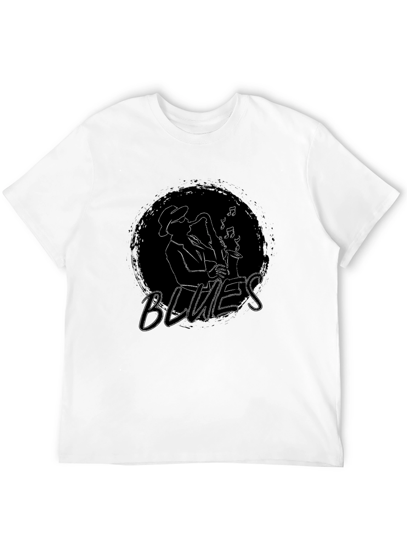 Blues Music Saxophone Graphic T-Shirt