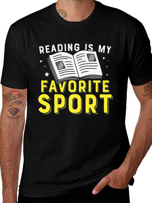 Reading is My Favorite Sport Graphic Tee