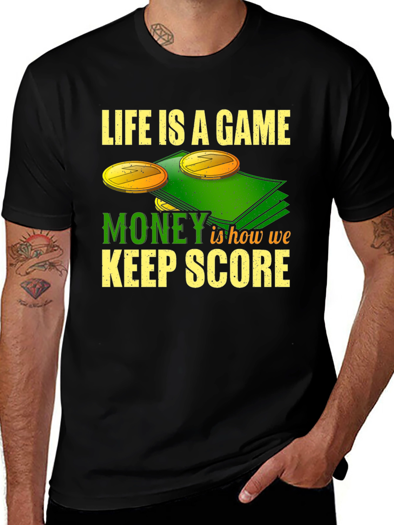 Life Is A Game Mens T-Shirt