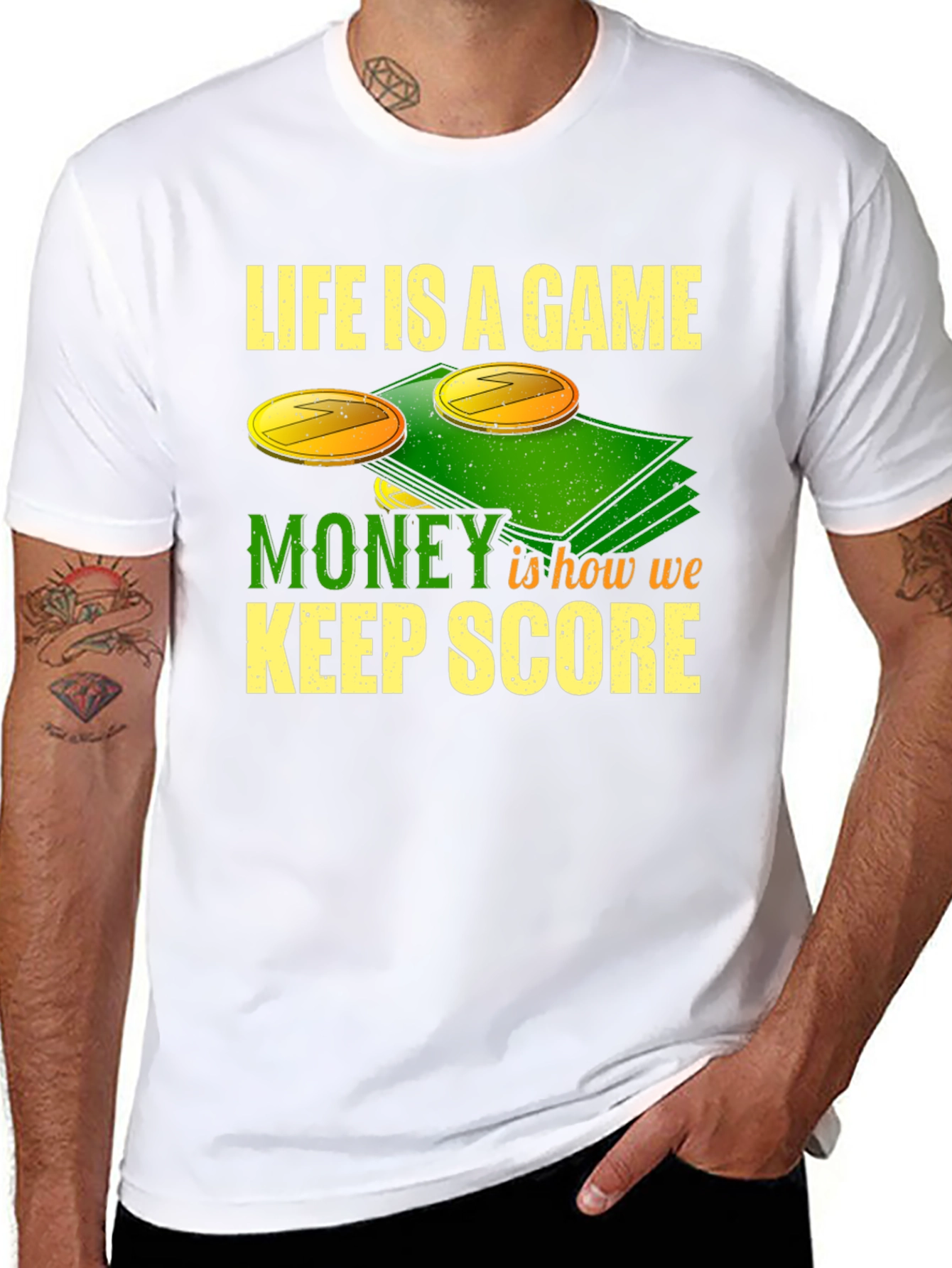 Life Is A Game Mens T-Shirt