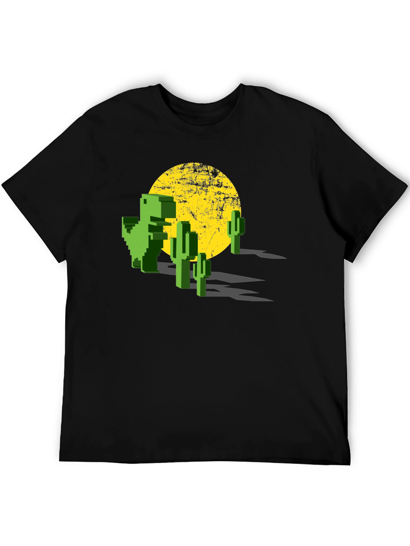 Retro Pixel Dinosaur T-Shirt - Gaming Tee