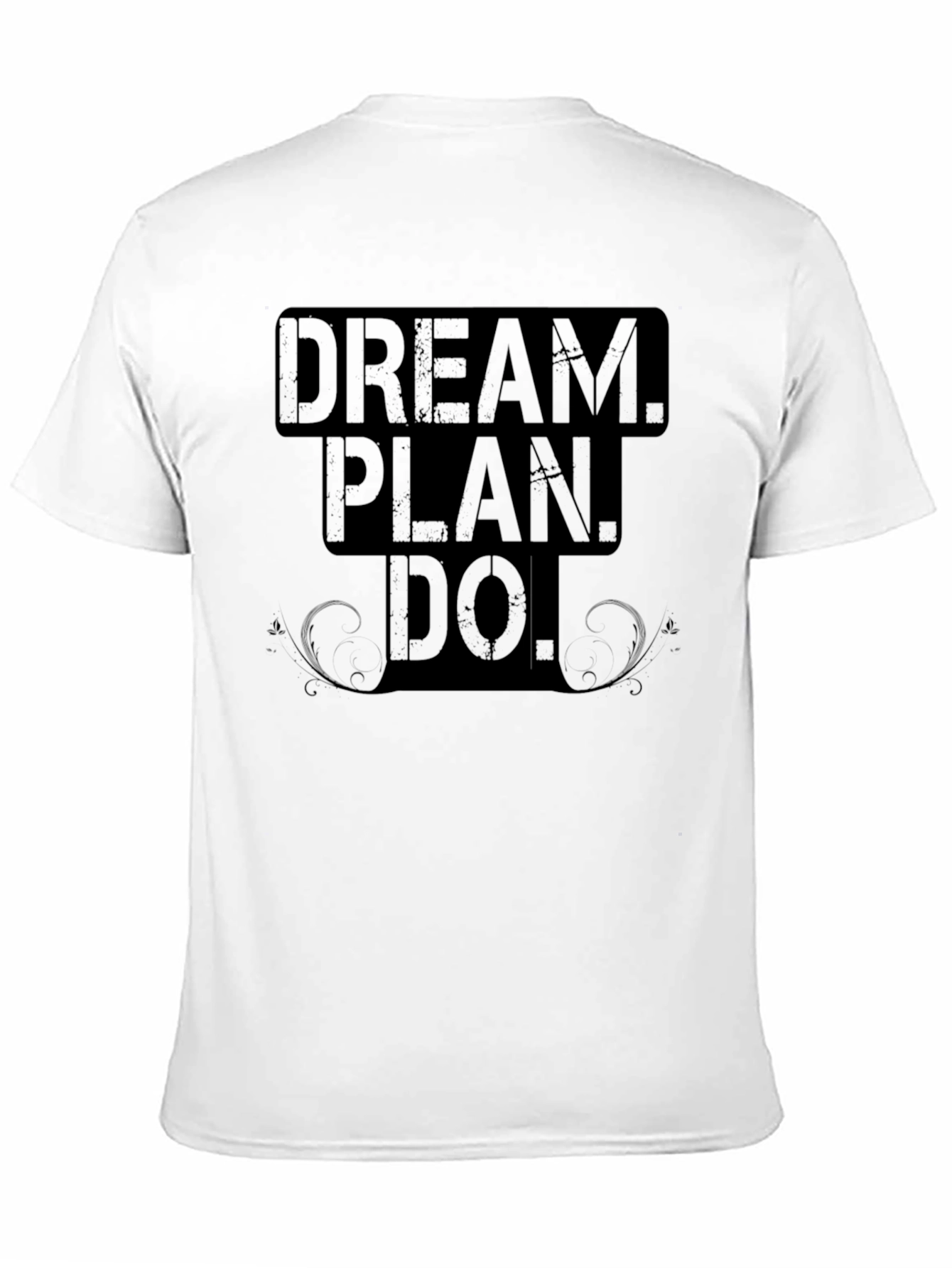 Dream Plan Do Black Graphic Tee