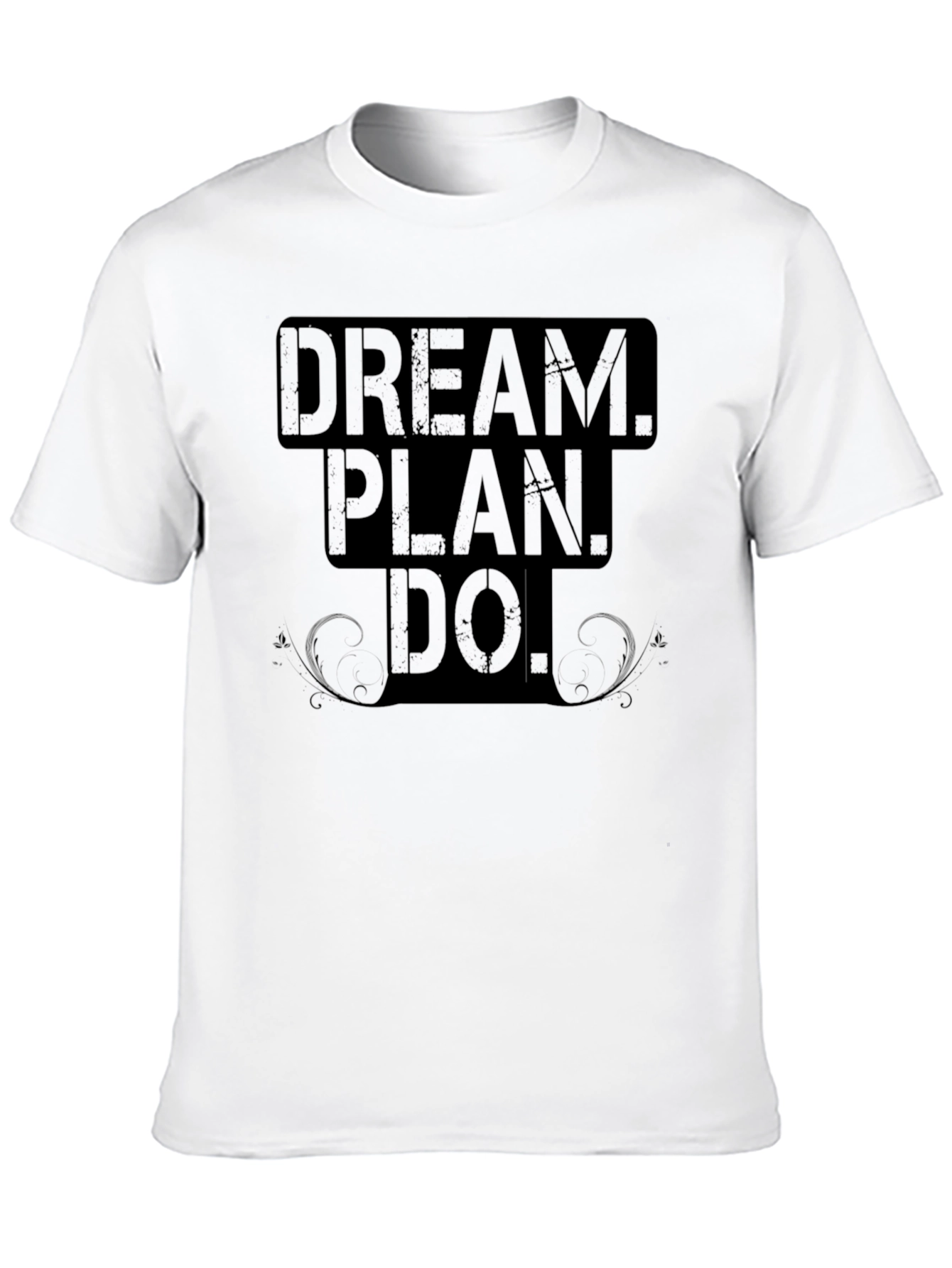 Dream Plan Do Black Graphic Tee