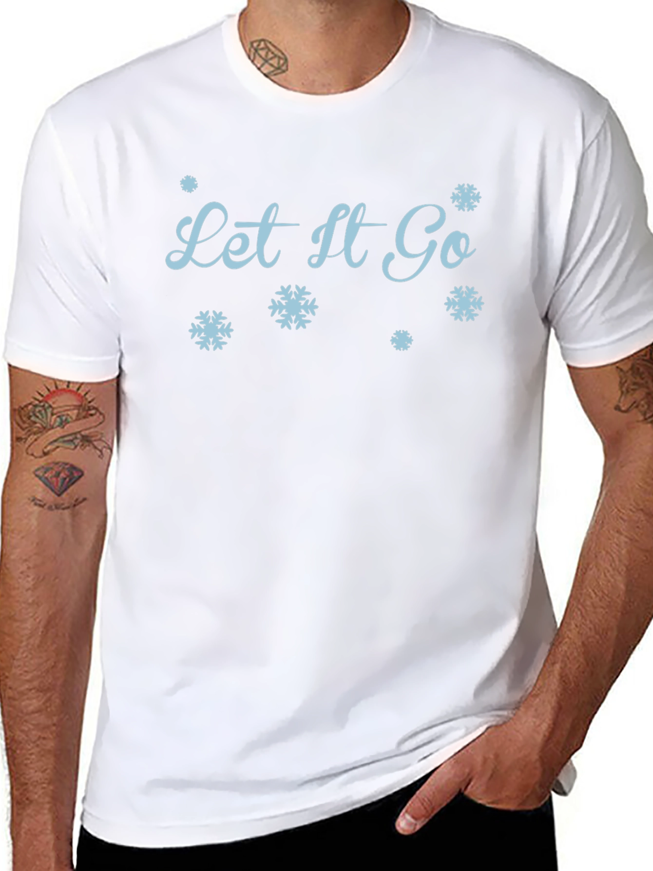 Let It Go Snowflake Graphic Tee