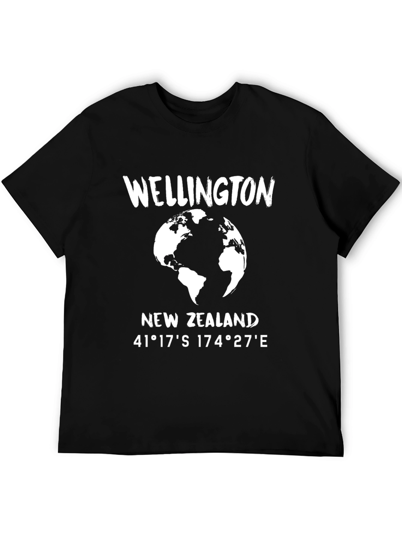 Wellington New Zealand Coordinates T-Shirt