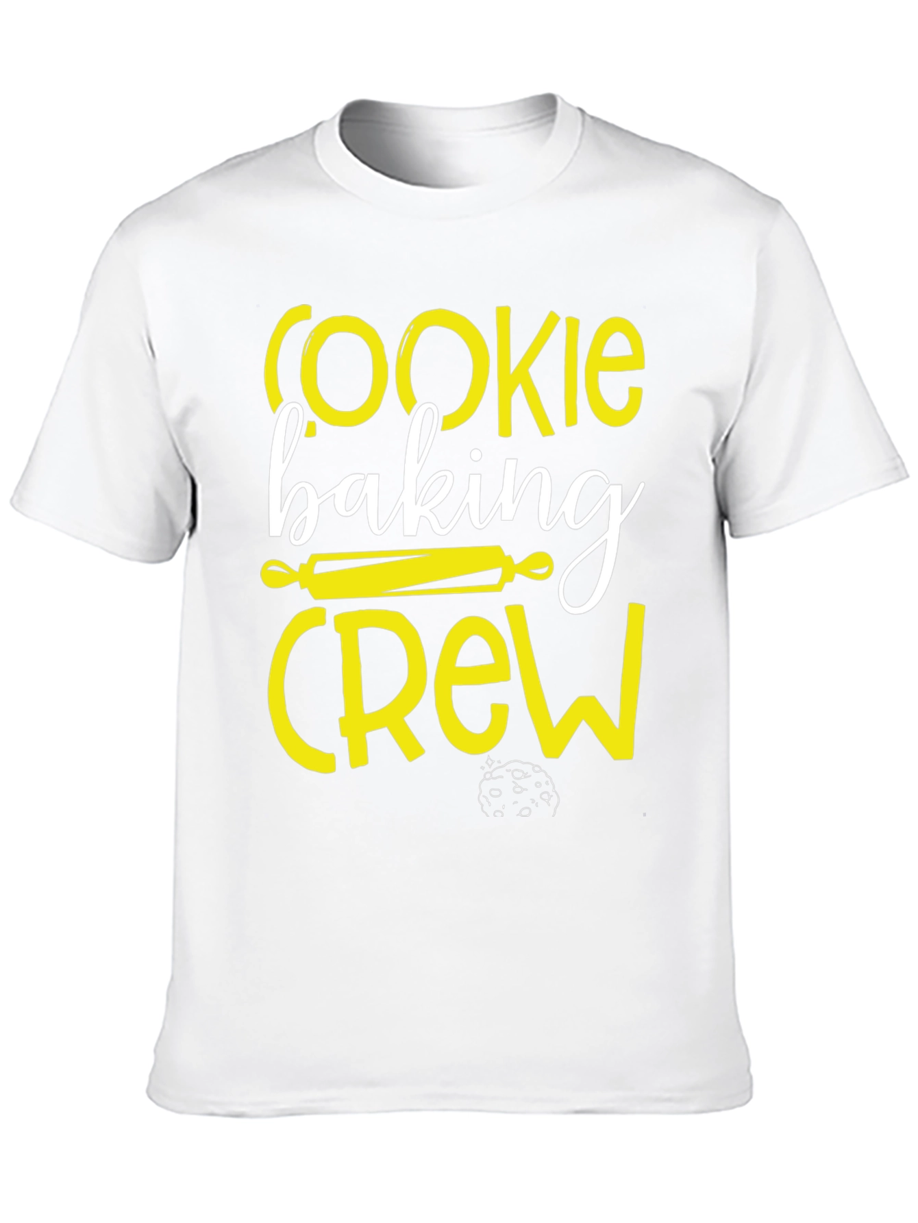 Cookie Baking Crew Black Graphic T-Shirt