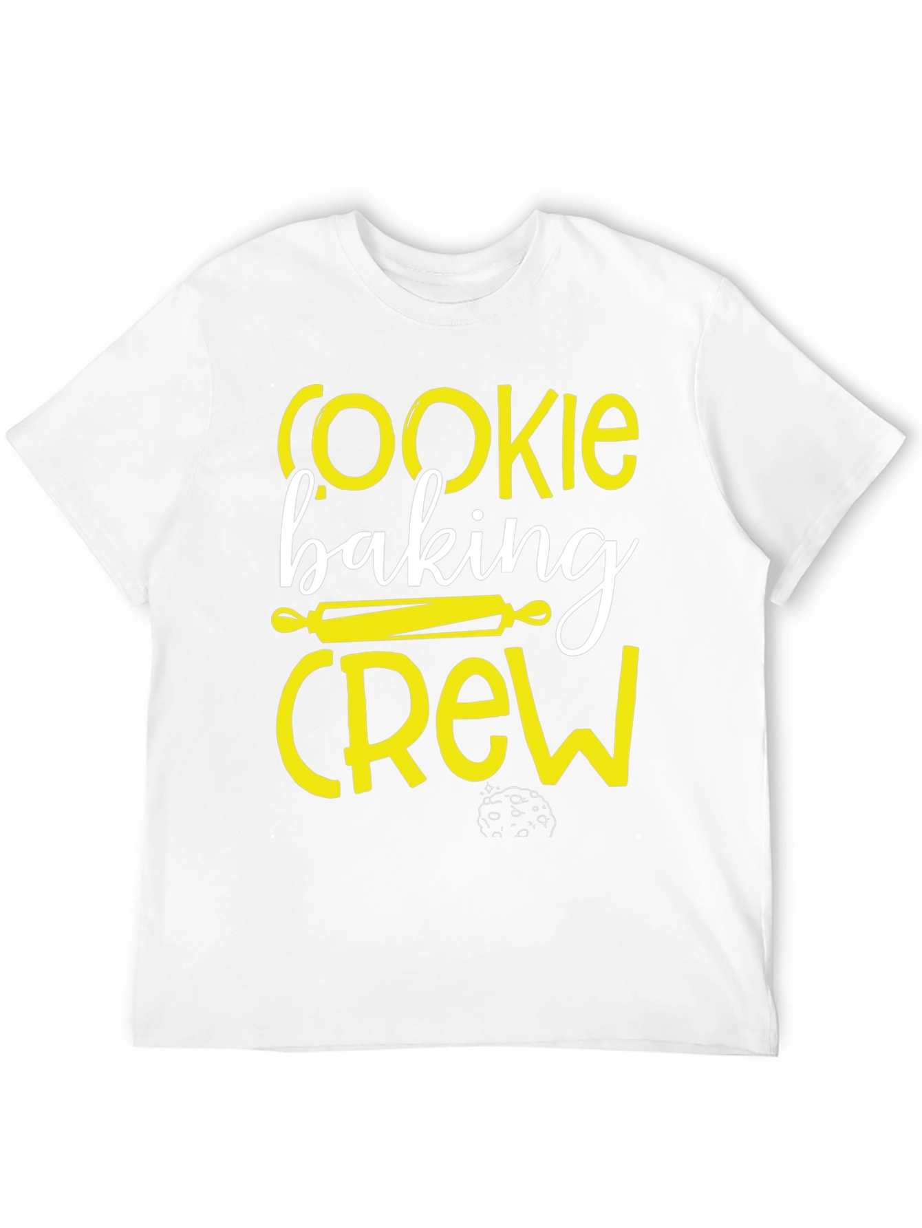 Cookie Baking Crew Black Graphic T-Shirt