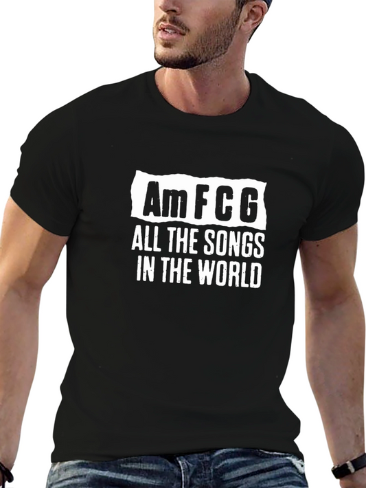 Am F C G Music Chord T-Shirt