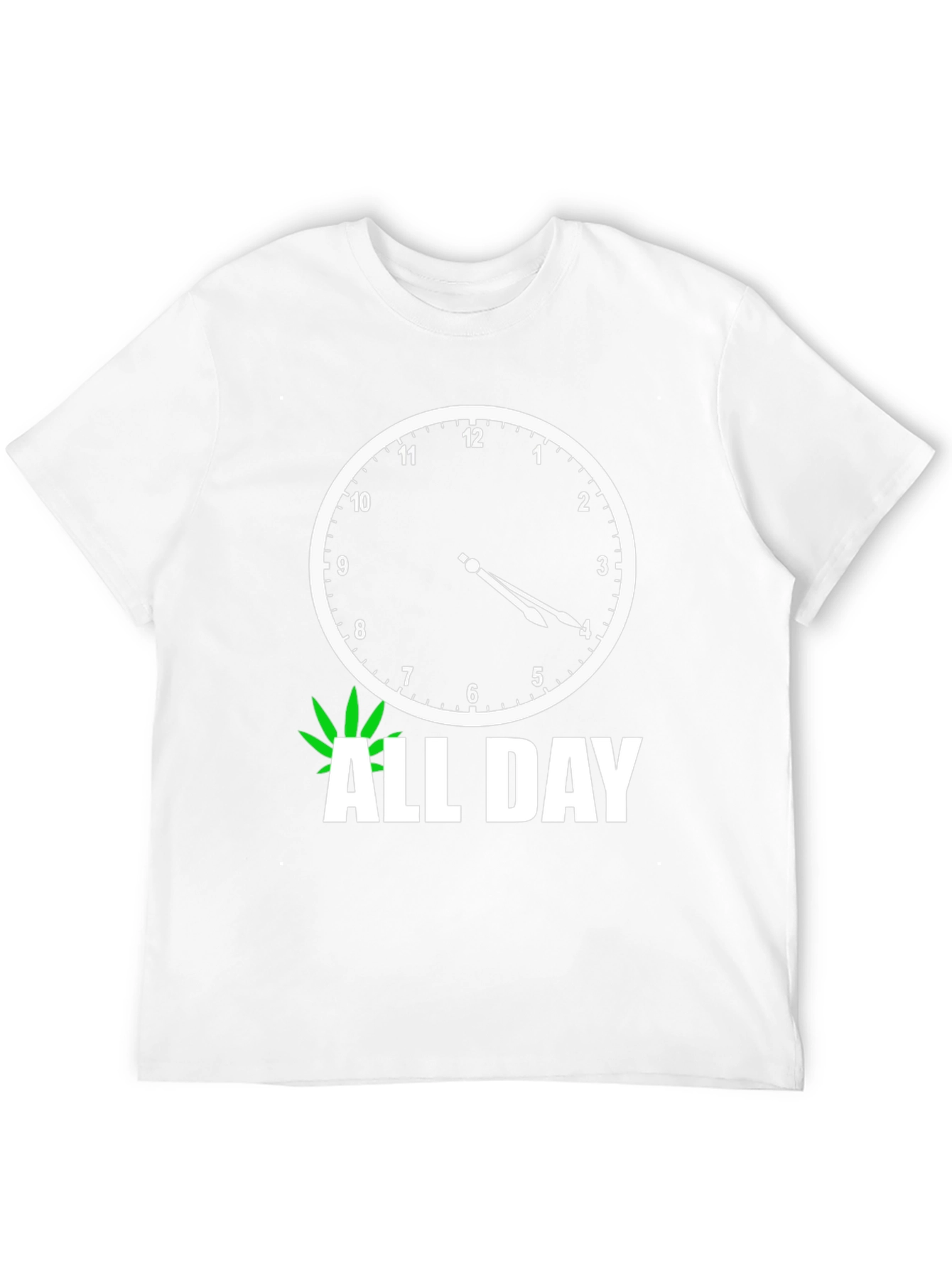 420 All Day Black Graphic Tee