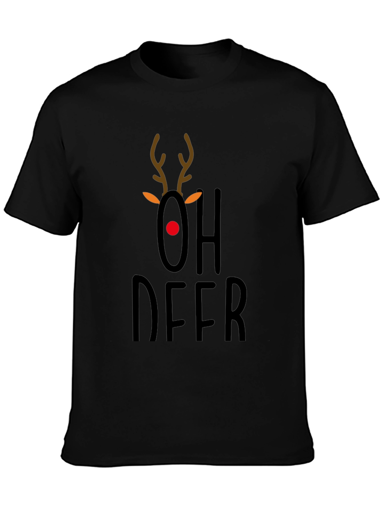 Oh Deer Reindeer Graphic T-Shirt
