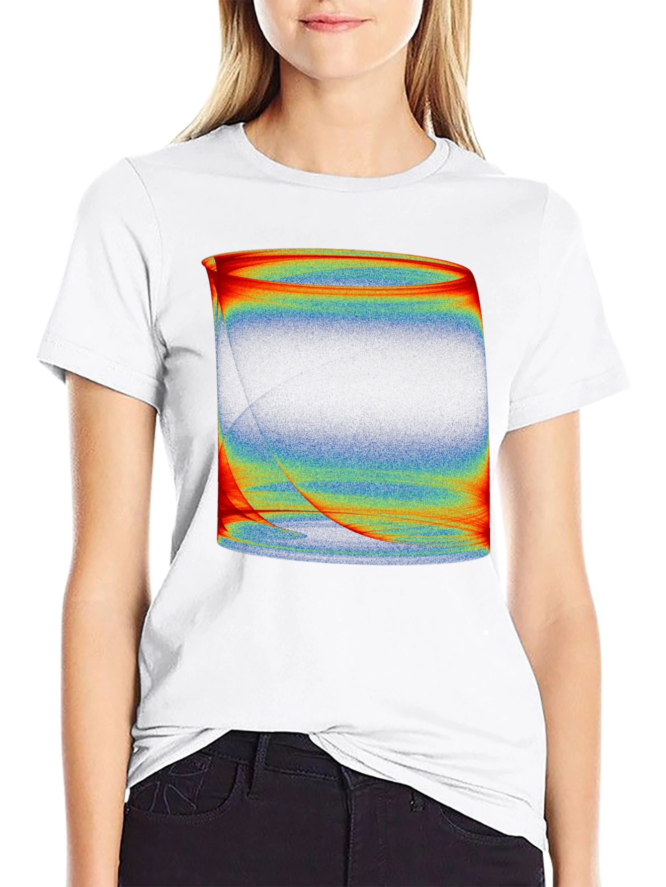Abstract Art Black T-Shirt - Modern Graphic Tee