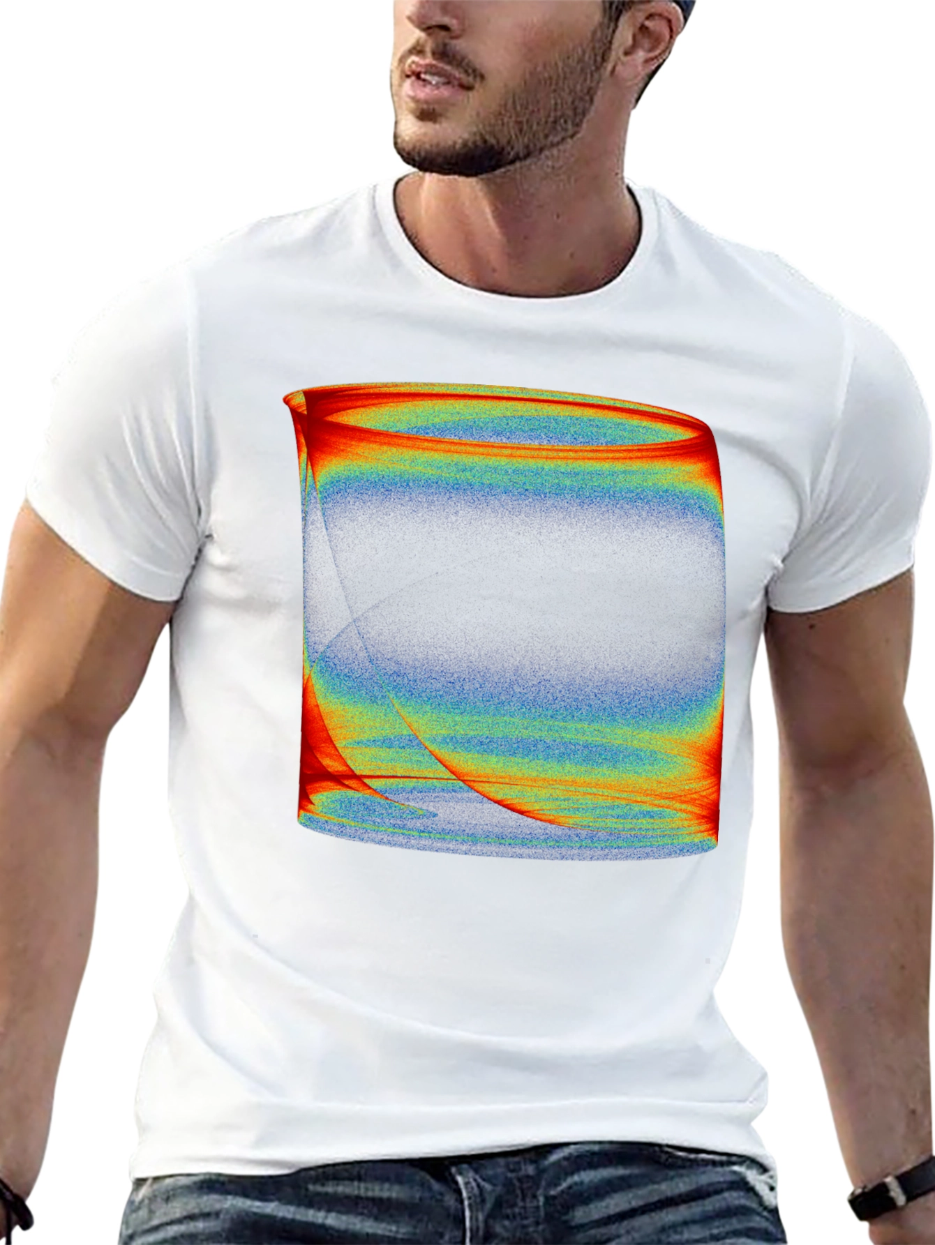 Abstract Art Black T-Shirt - Modern Graphic Tee