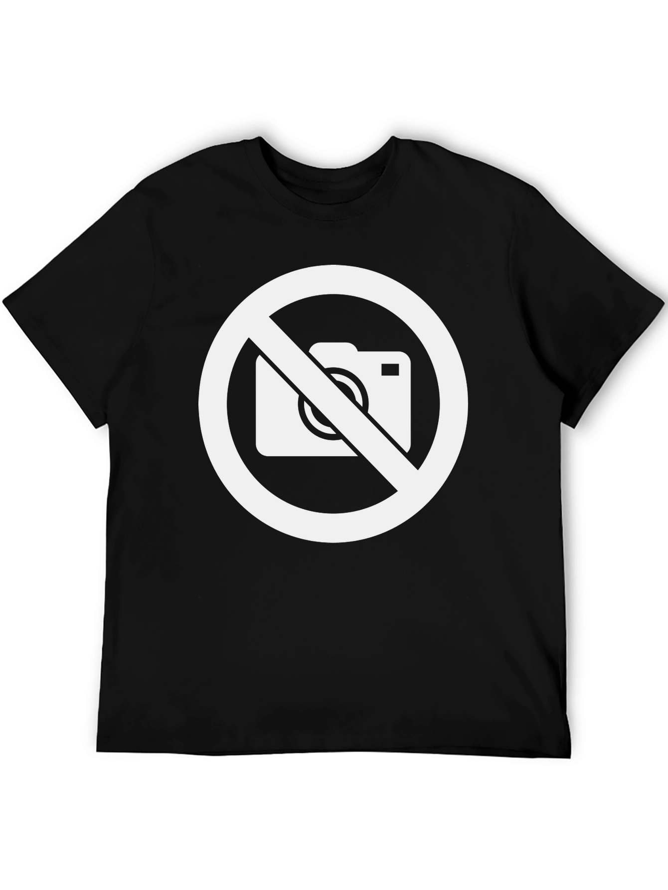 No Photography Black T-Shirt - Protest & Style