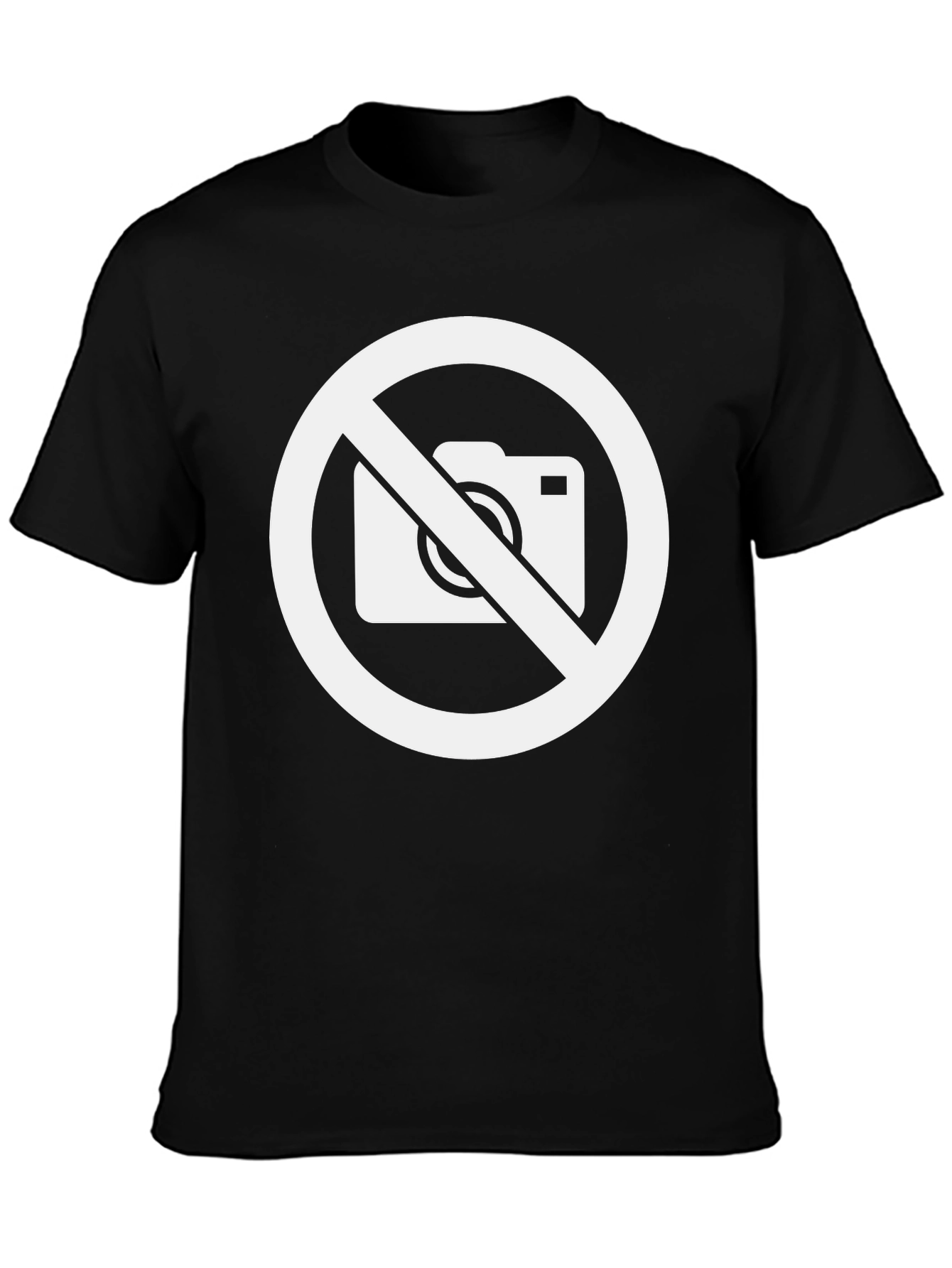 No Photography Black T-Shirt - Protest & Style