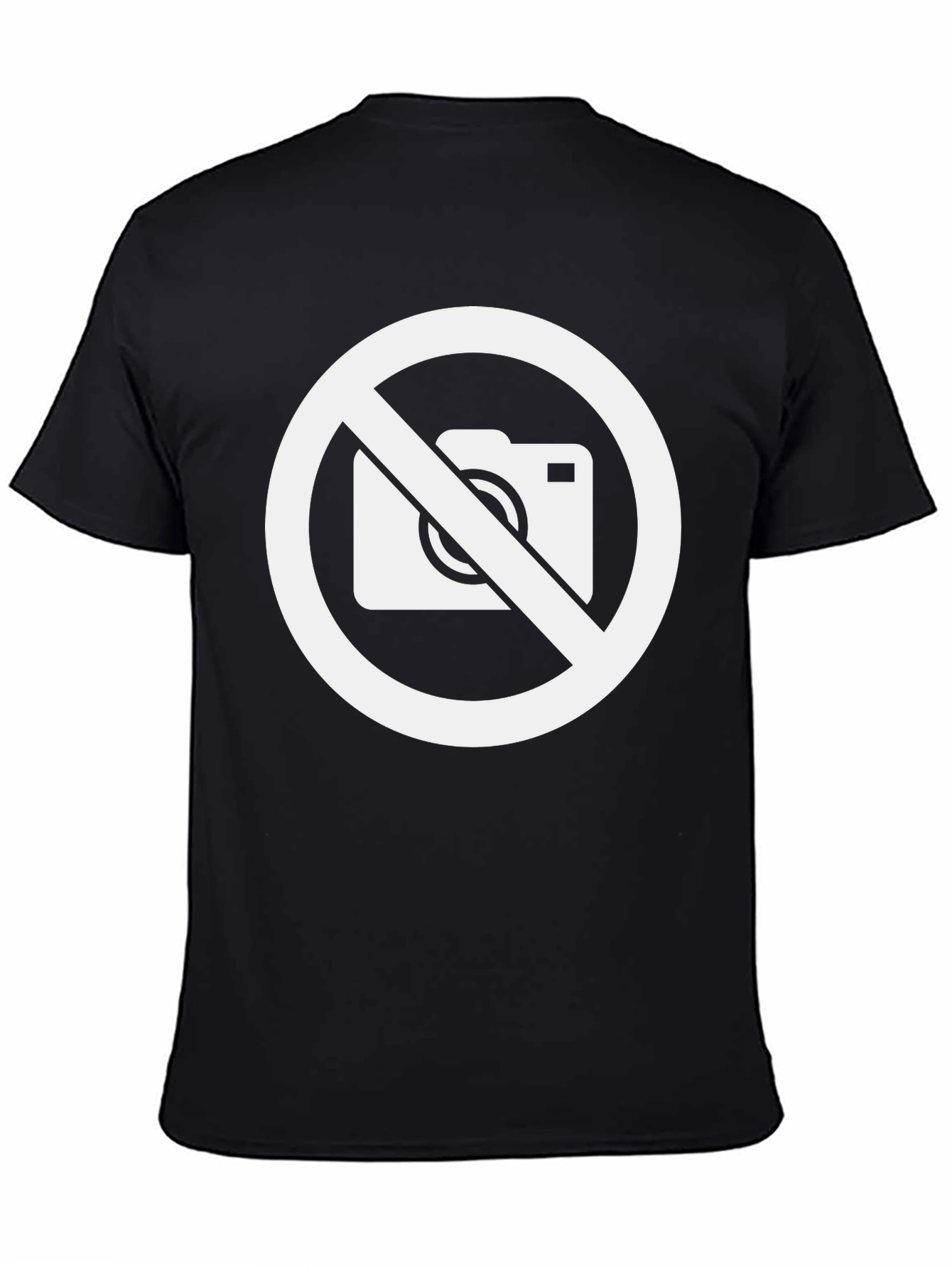 No Photography Black T-Shirt - Protest & Style