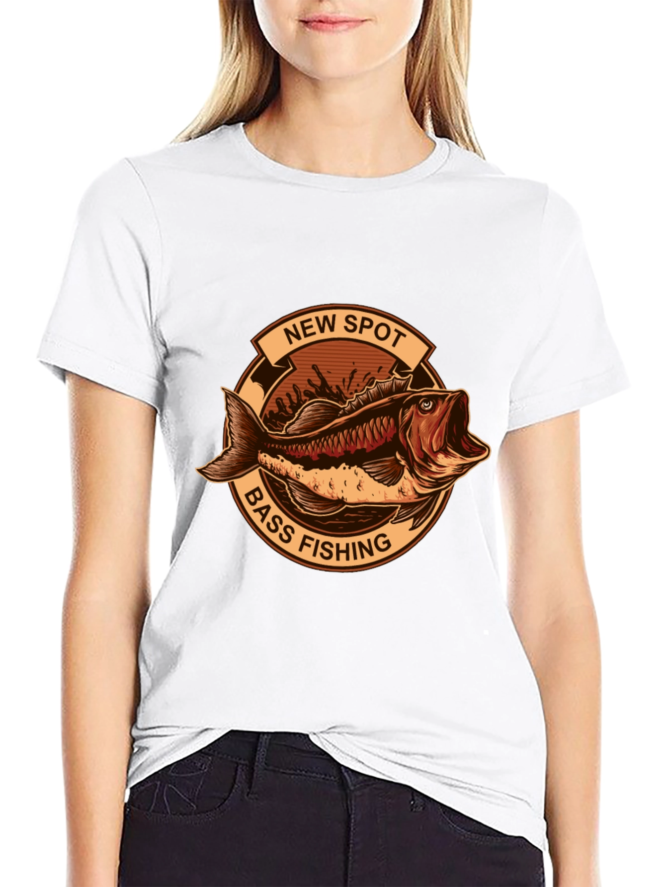 Bass Fishing Graphic Tee - New Spot
