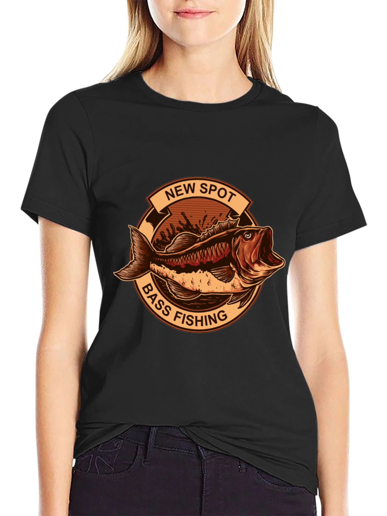 Bass Fishing Graphic Tee - New Spot