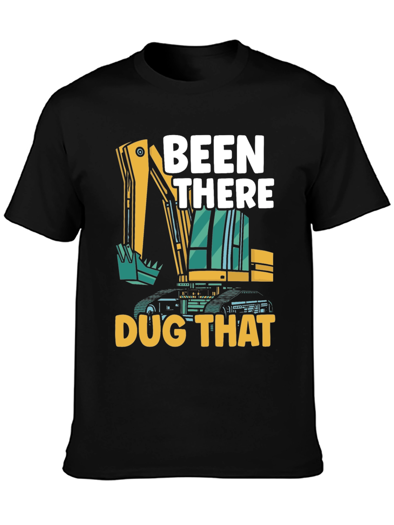 Been There Dug That Black Graphic Tee