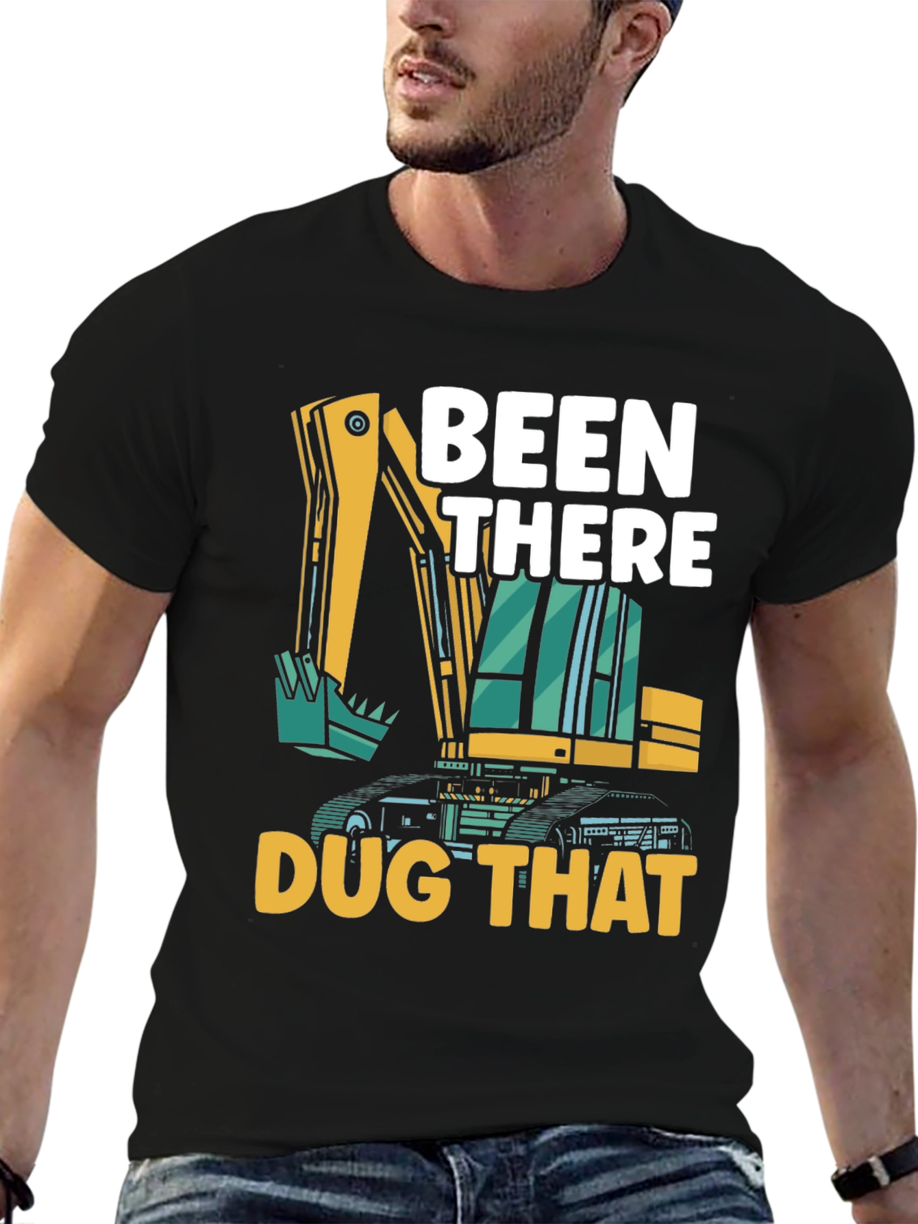 Been There Dug That Black Graphic Tee