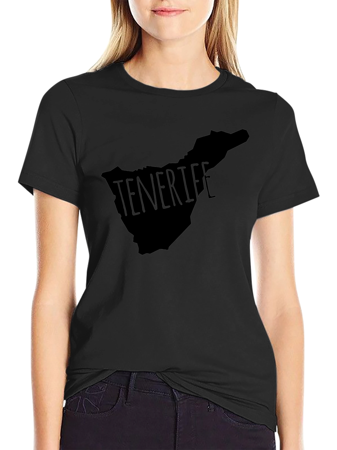 Tenerife Map Graphic T-Shirt