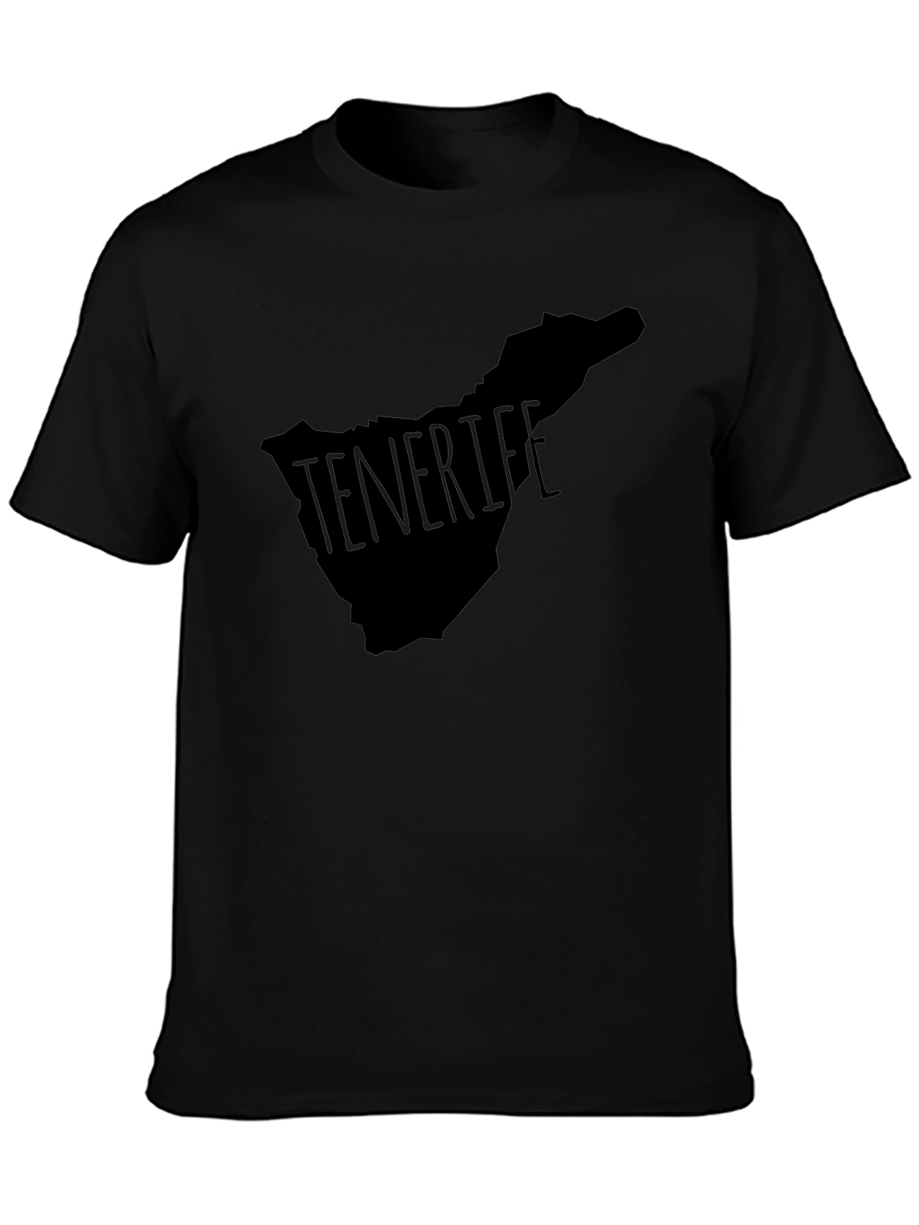 Tenerife Map Graphic T-Shirt