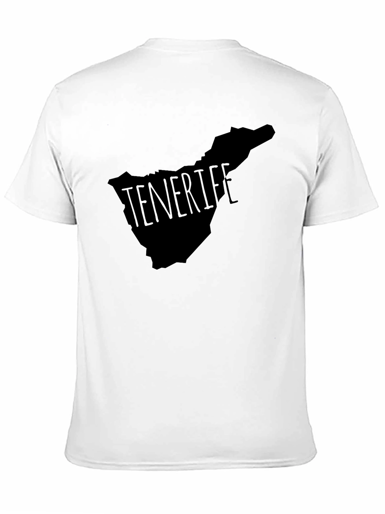 Tenerife Map Graphic T-Shirt
