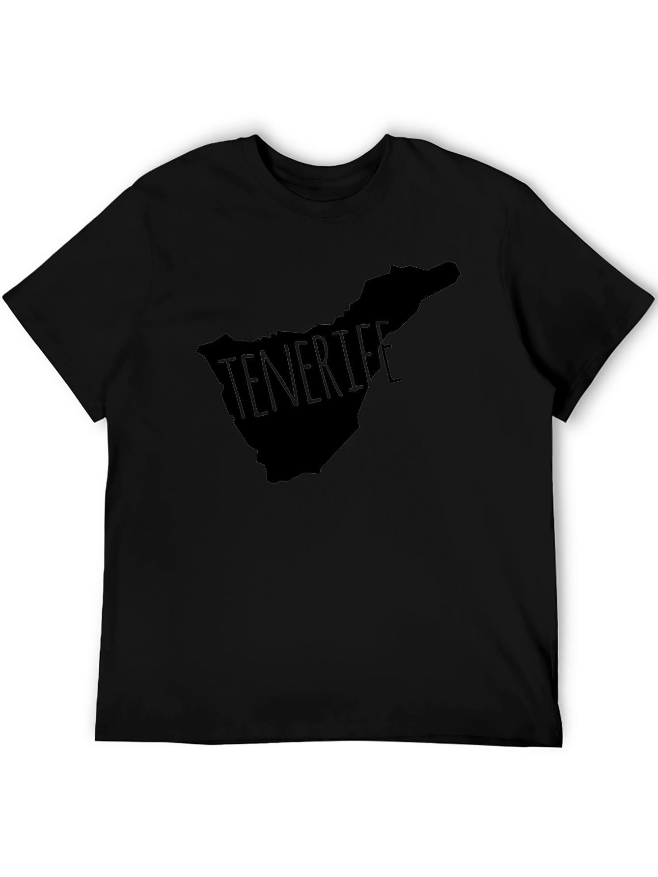 Tenerife Map Graphic T-Shirt