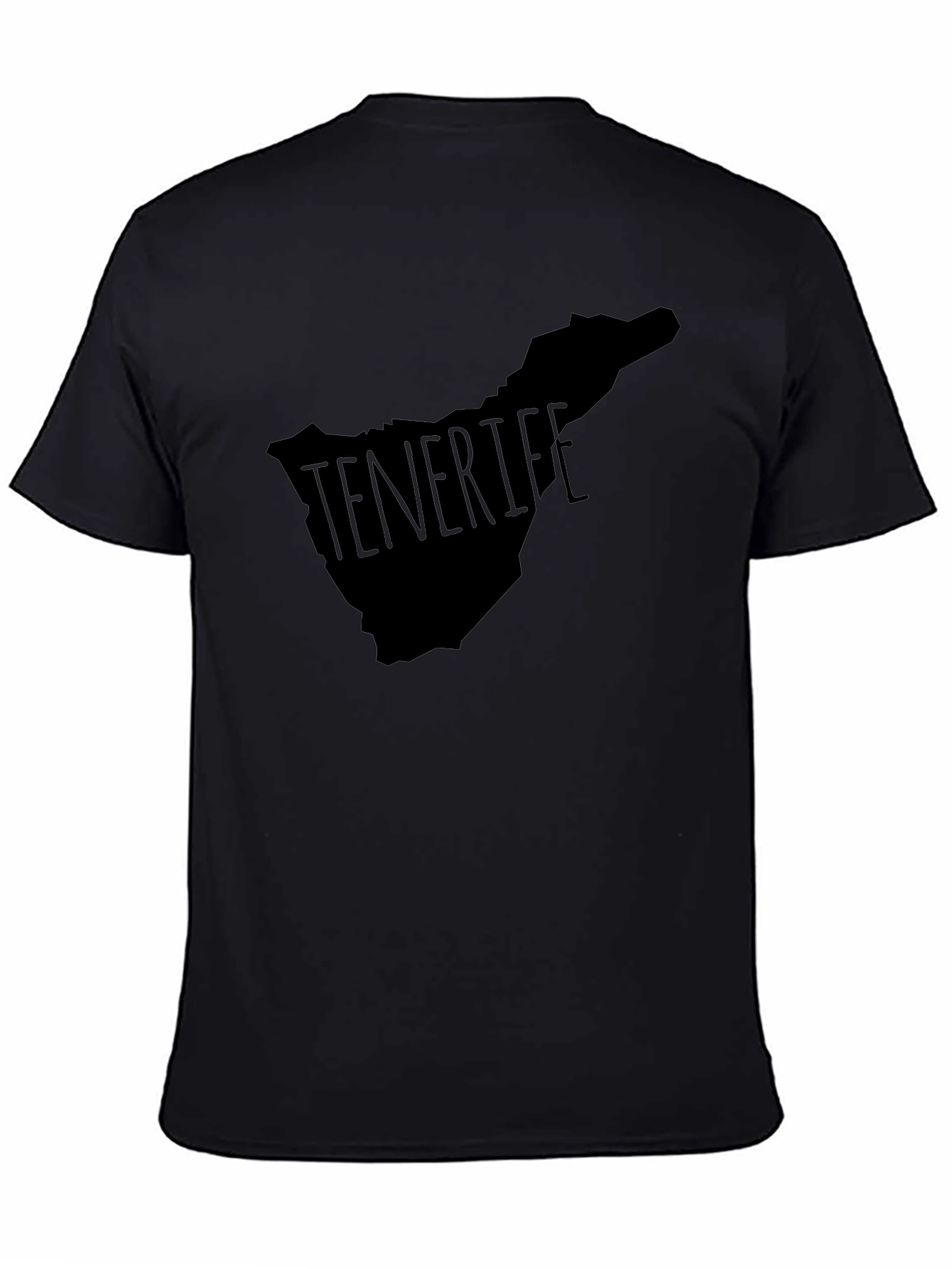 Tenerife Map Graphic T-Shirt
