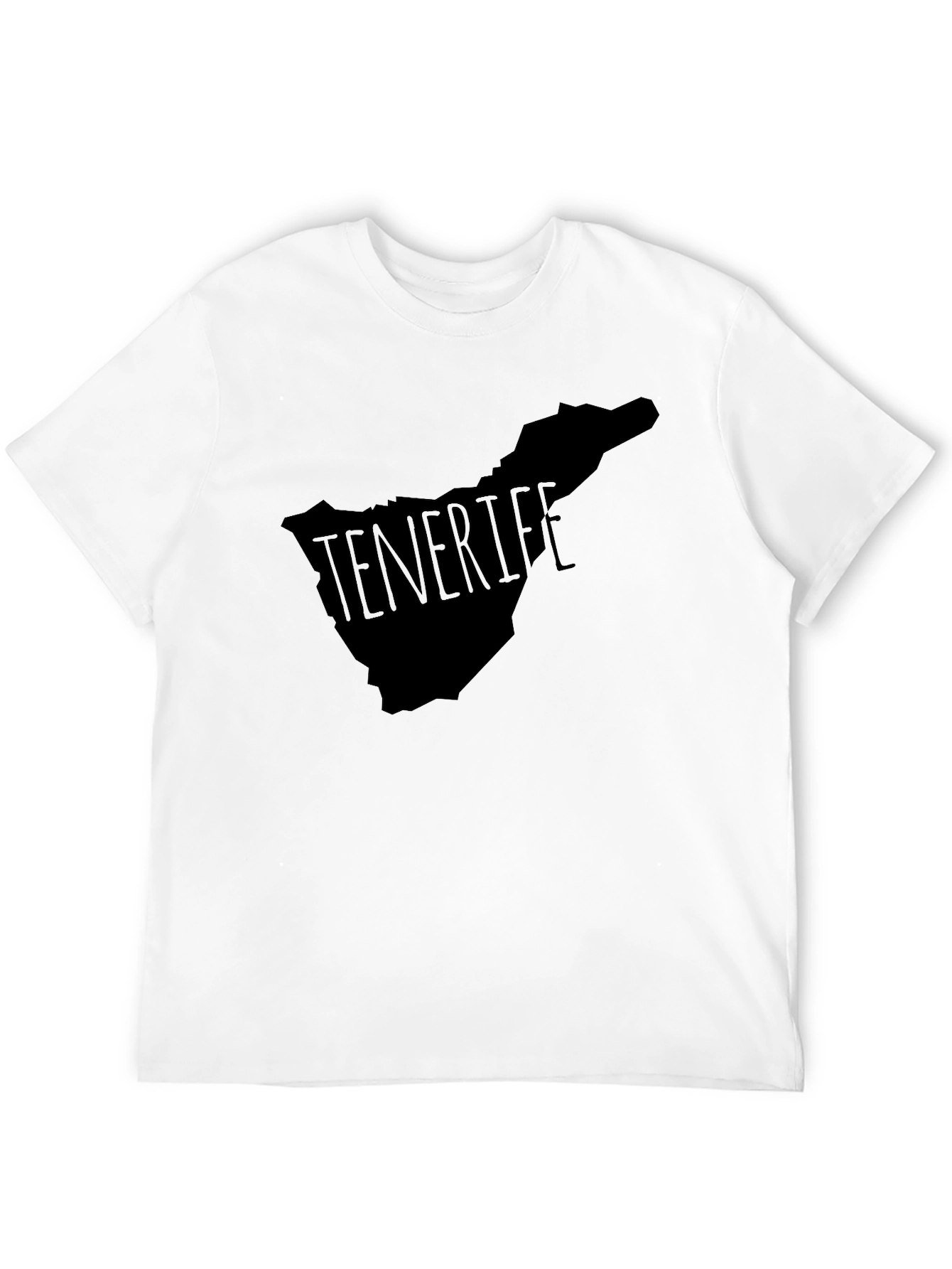 Tenerife Map Graphic T-Shirt